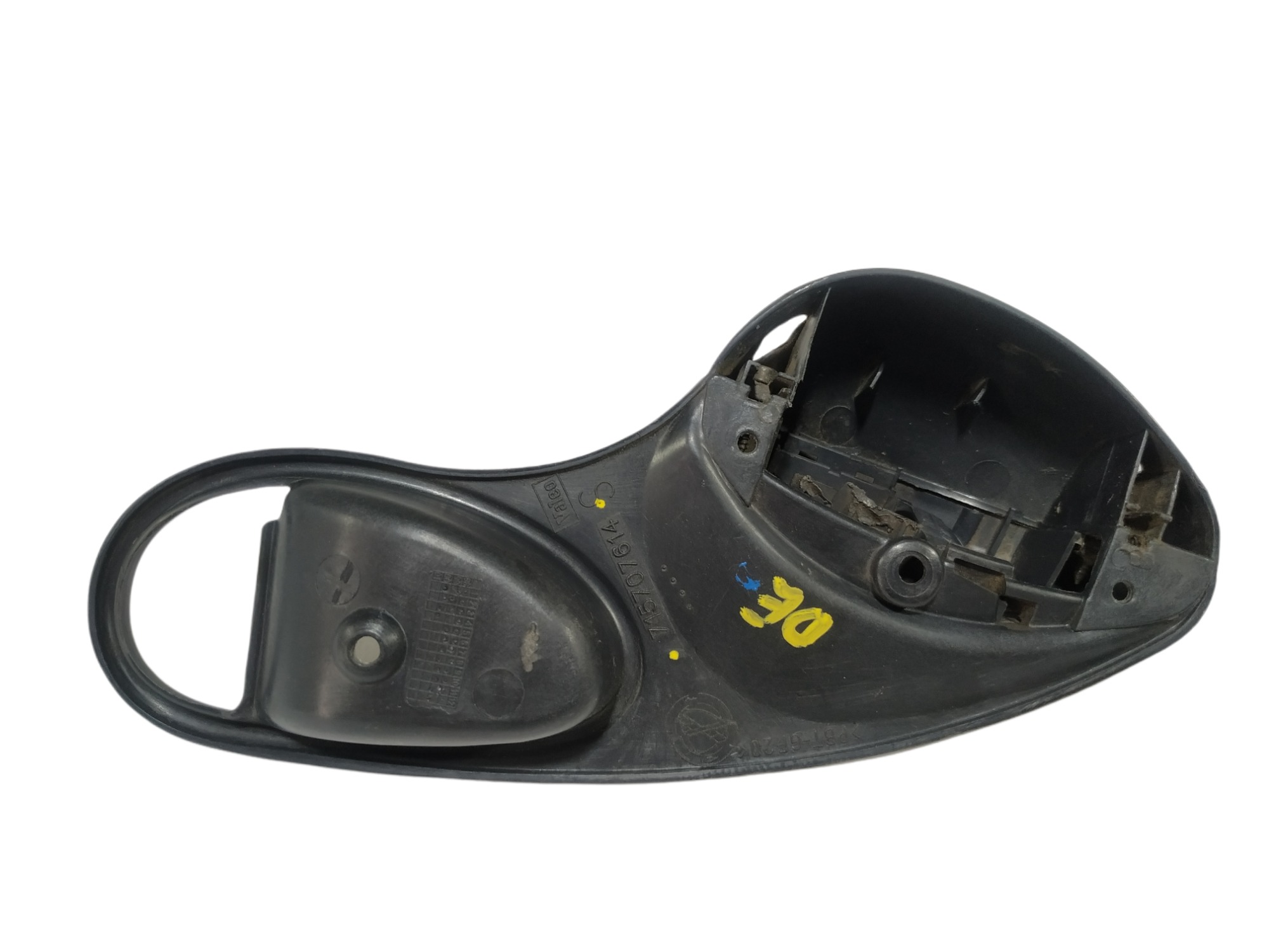 Moldura Maçaneta Interna Diant Esq Fiat Palio 97 2000 V365 Preto Dianteira 5