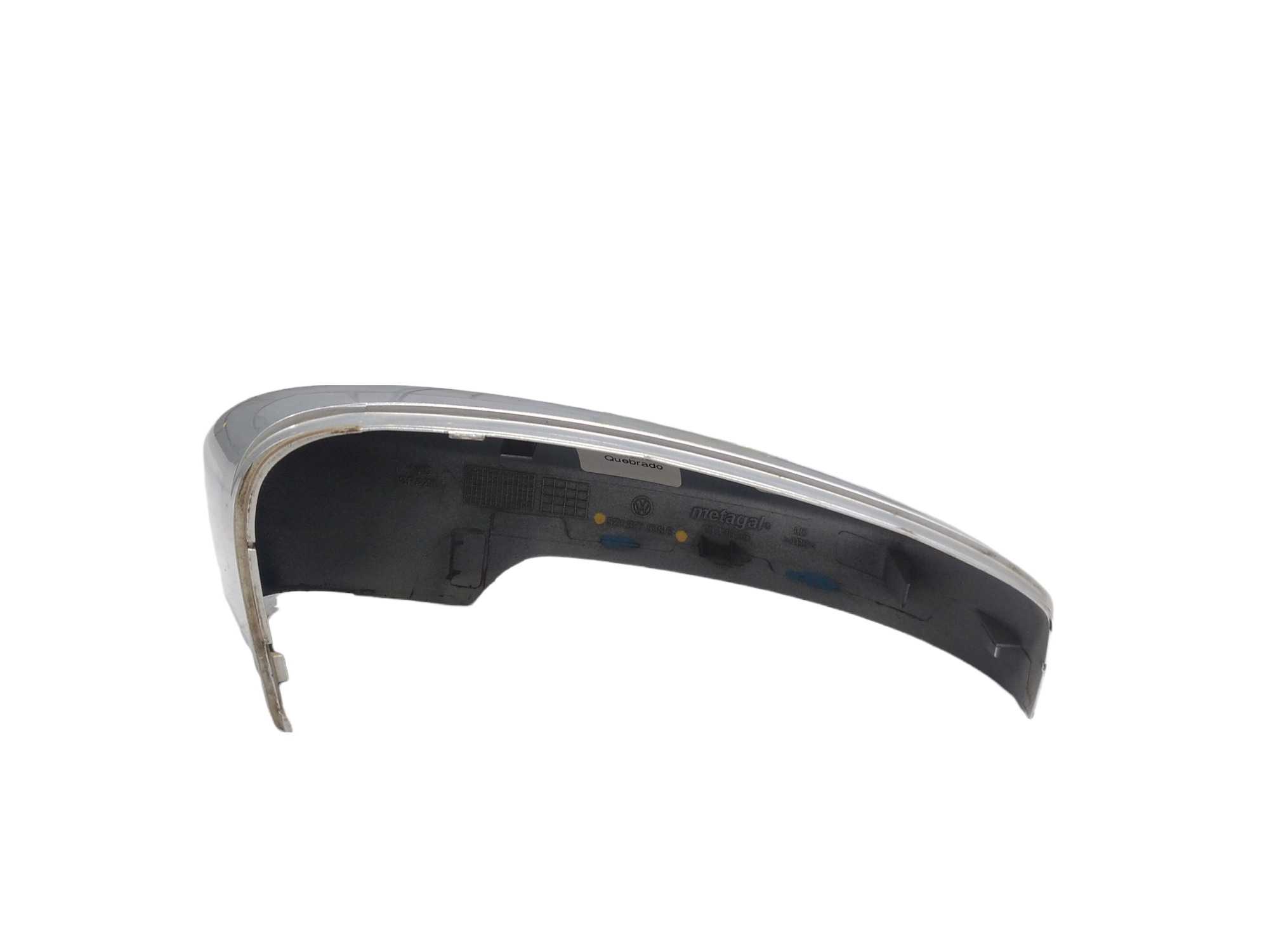 Capa Retrovisor Direito Vw Saveiro 2012 5z1857538e V335 Prata 4