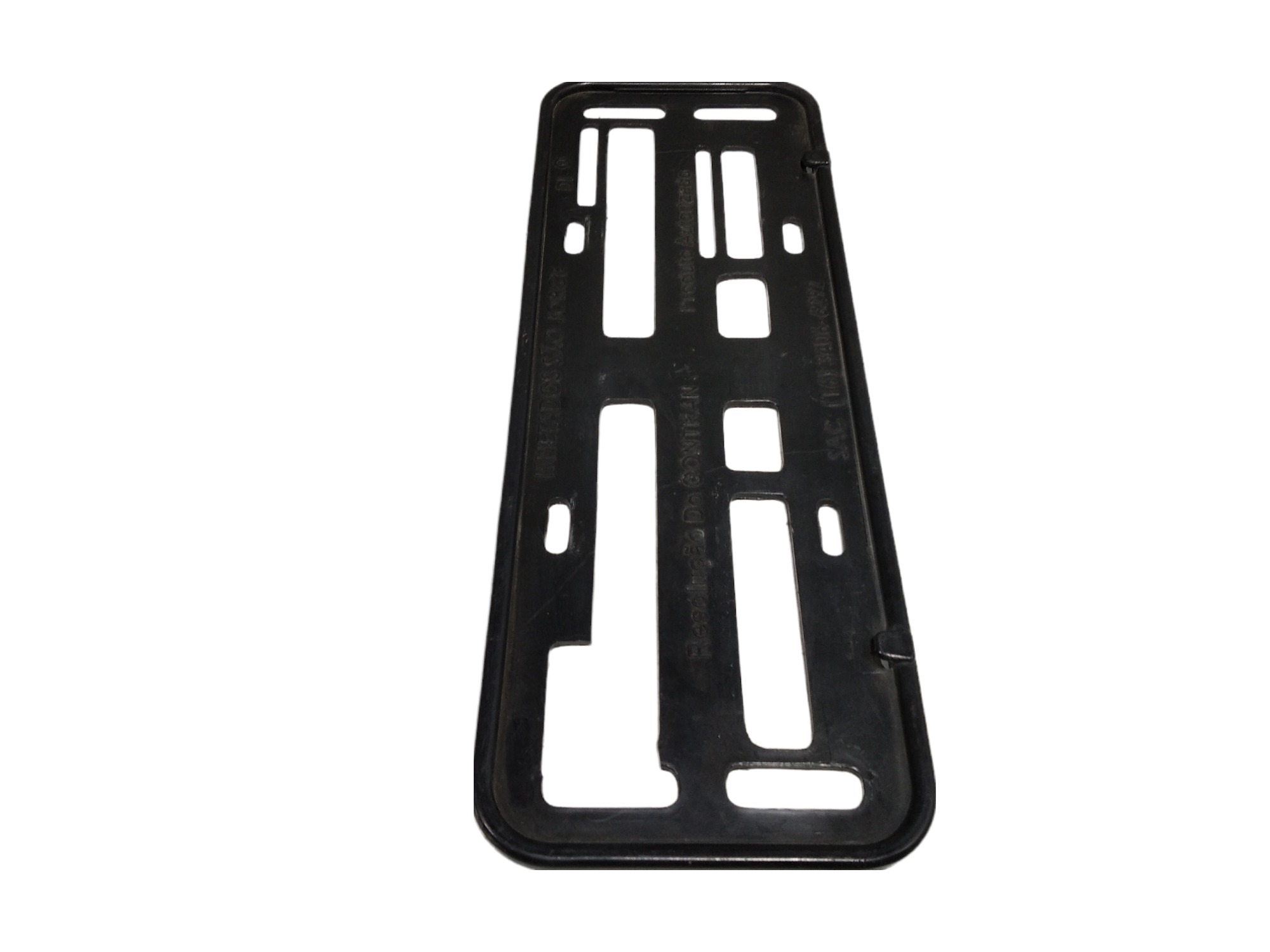 Suporte Placa Dianteira Mitsubishi Outlander 2015 V337 Preto 3
