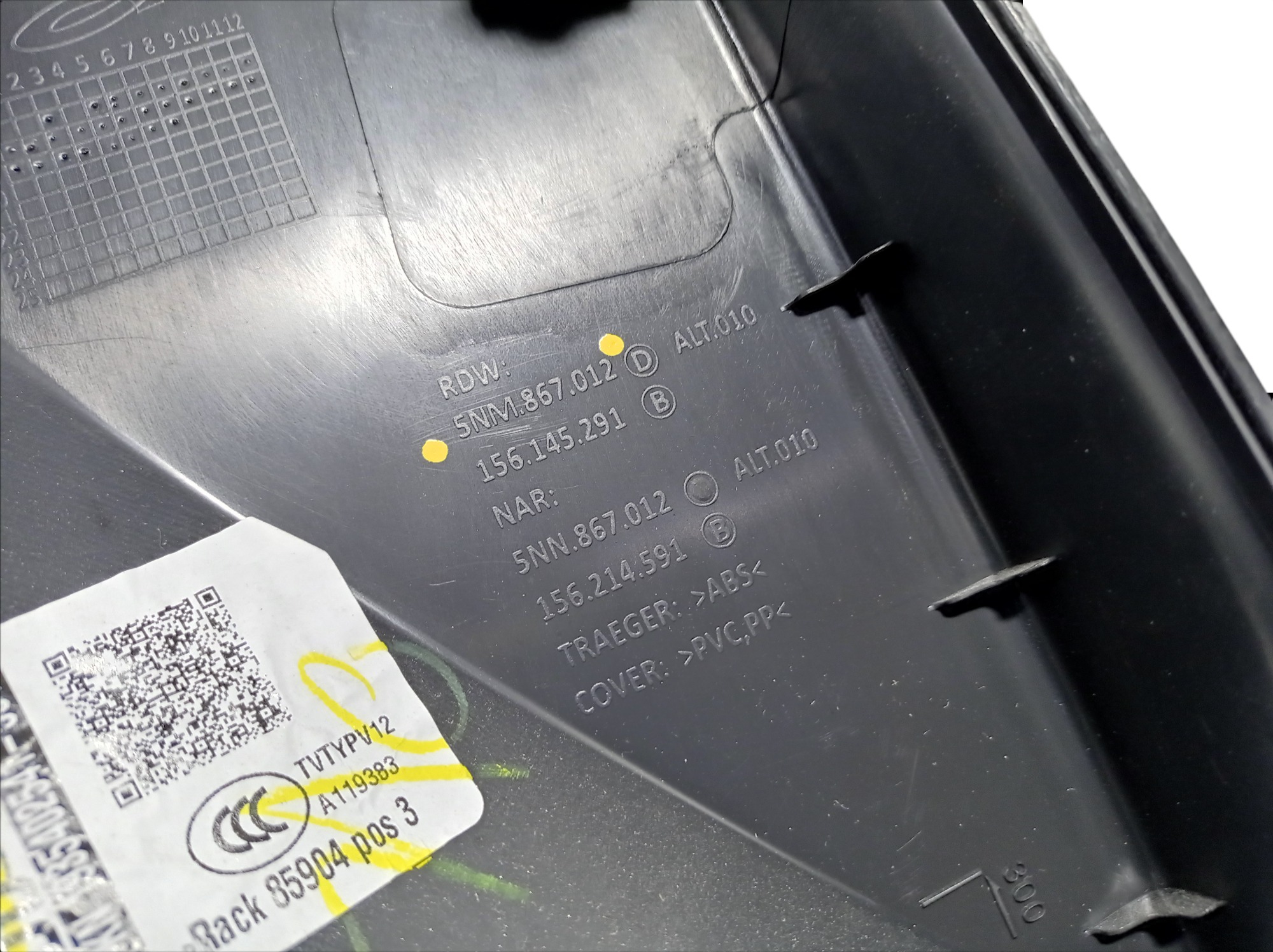 Forro Porta Dianteiro Direito Vw Tiguan 2019 A 2020 V419 7