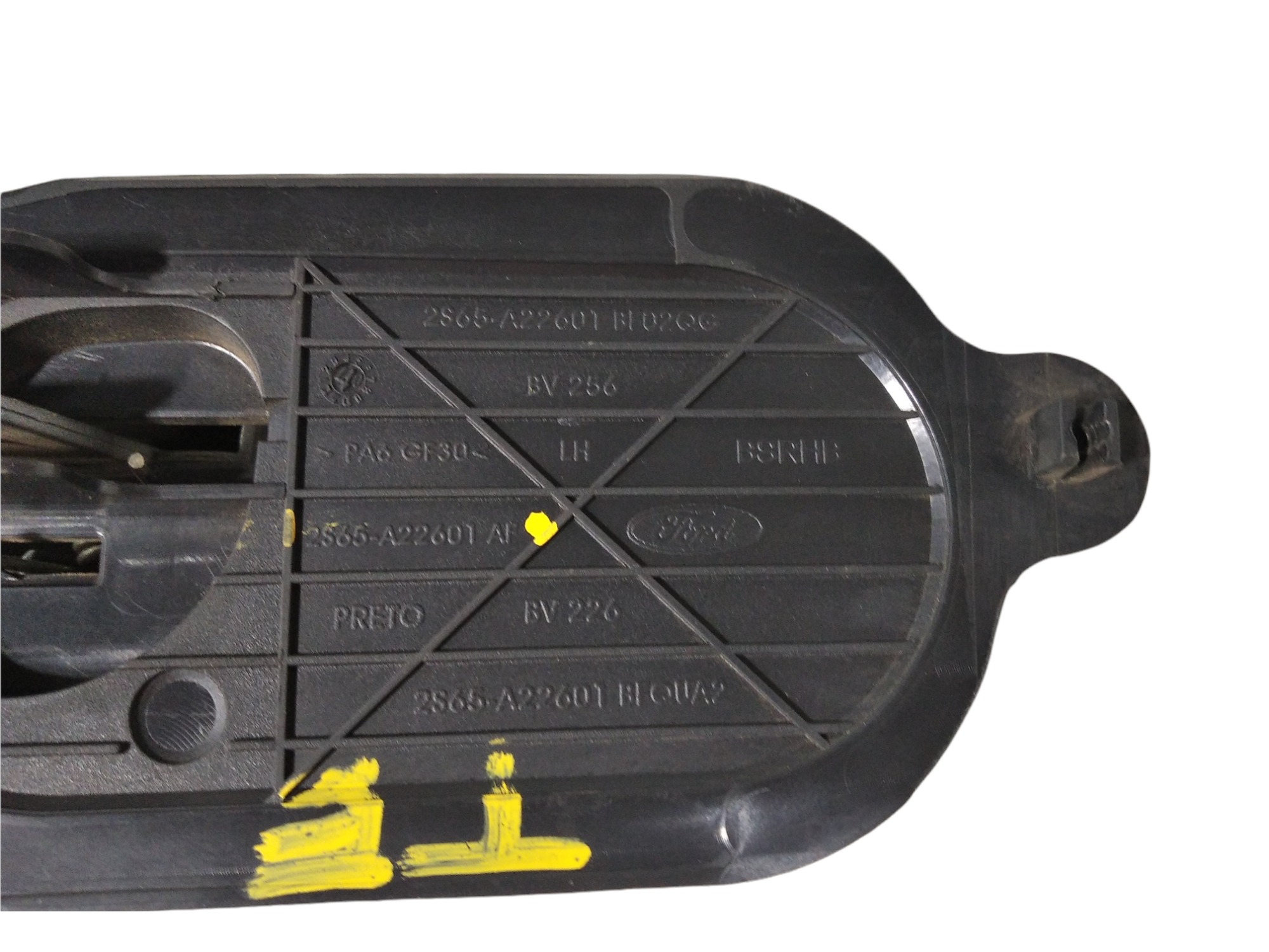 Maçaneta Interna Traseira Esquerda Ford Ecosport 2007 V316 Cinza 6