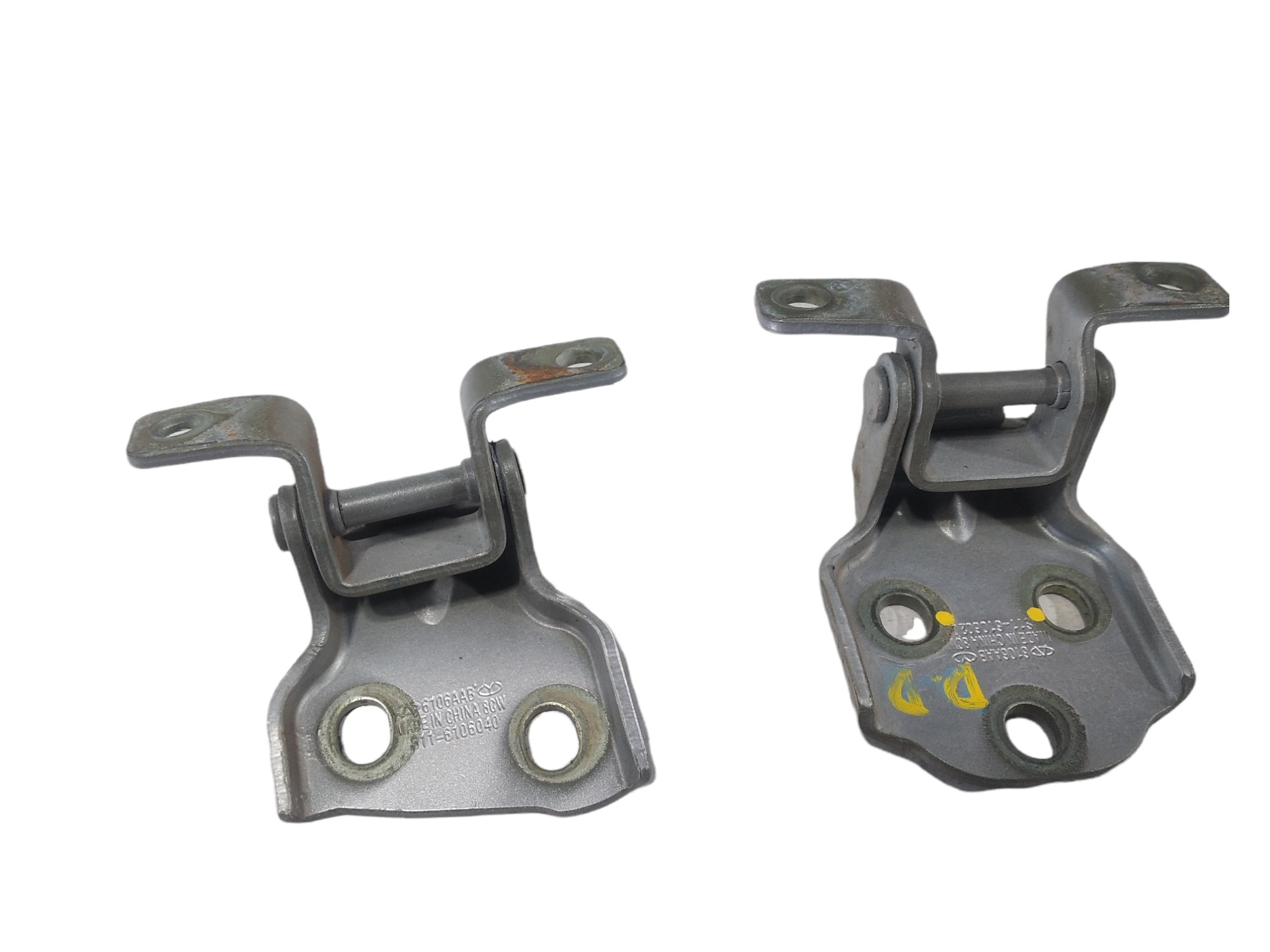 Par Dobradiça Dianteira Direita Chery Qq S116106020 V421 6