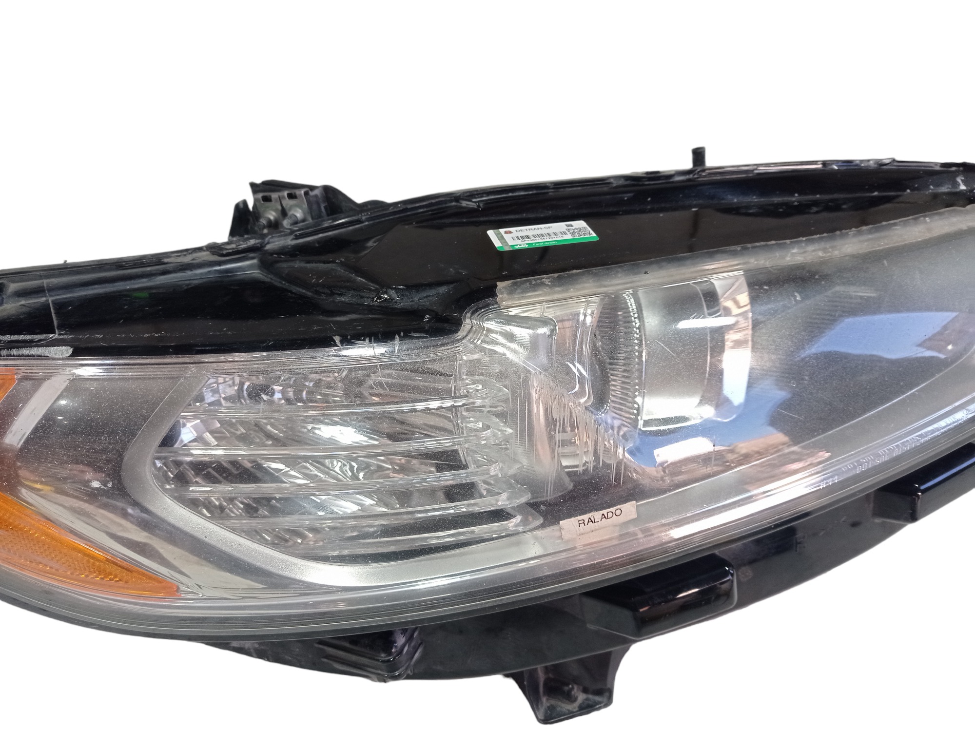 Lente Farol Direito Ford Fusion 2013 A 2016 V464 8