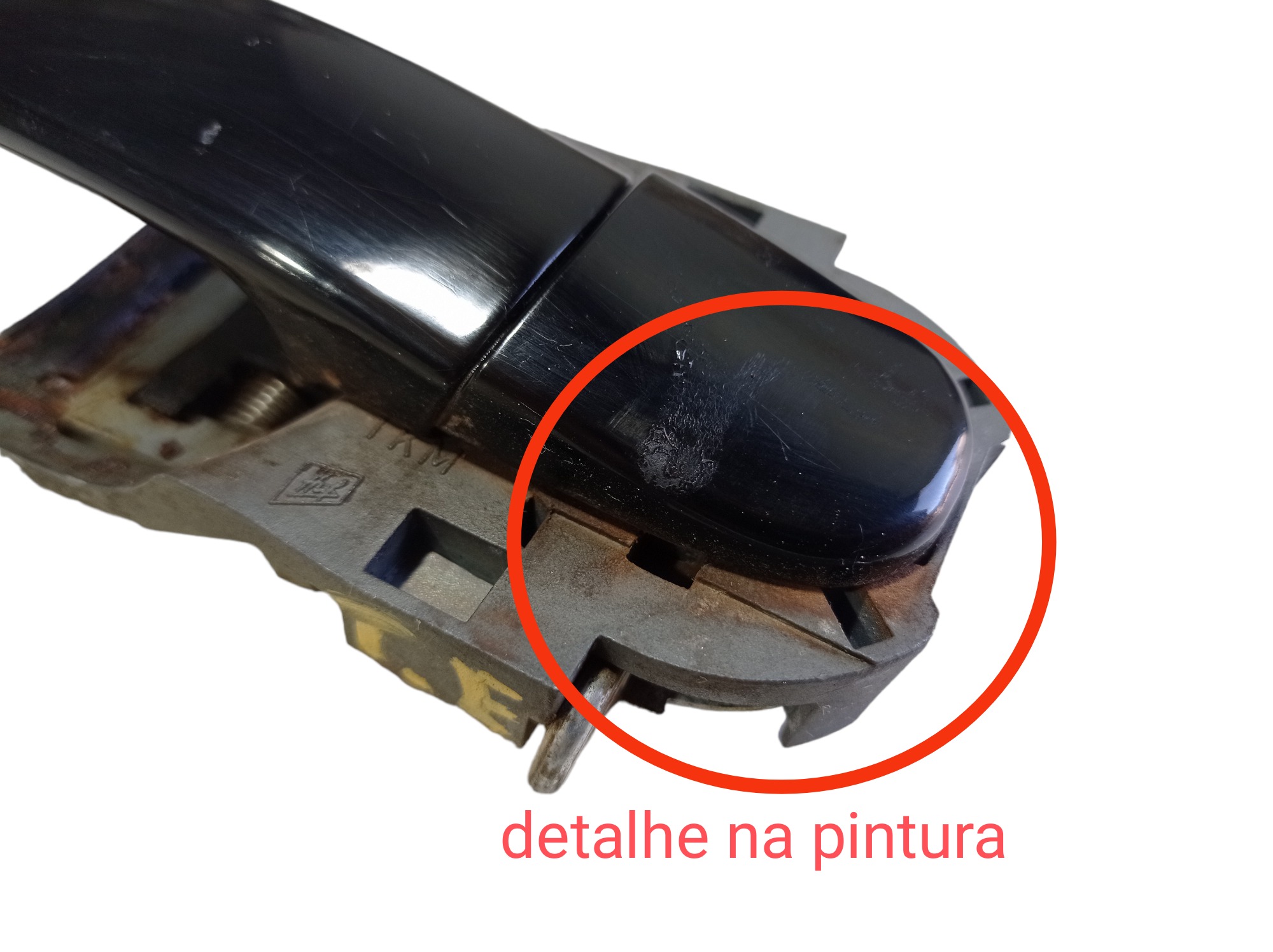 Maçaneta Externa Porta Traseira Esquerda Golf 08 V584 Preta Traseira 7