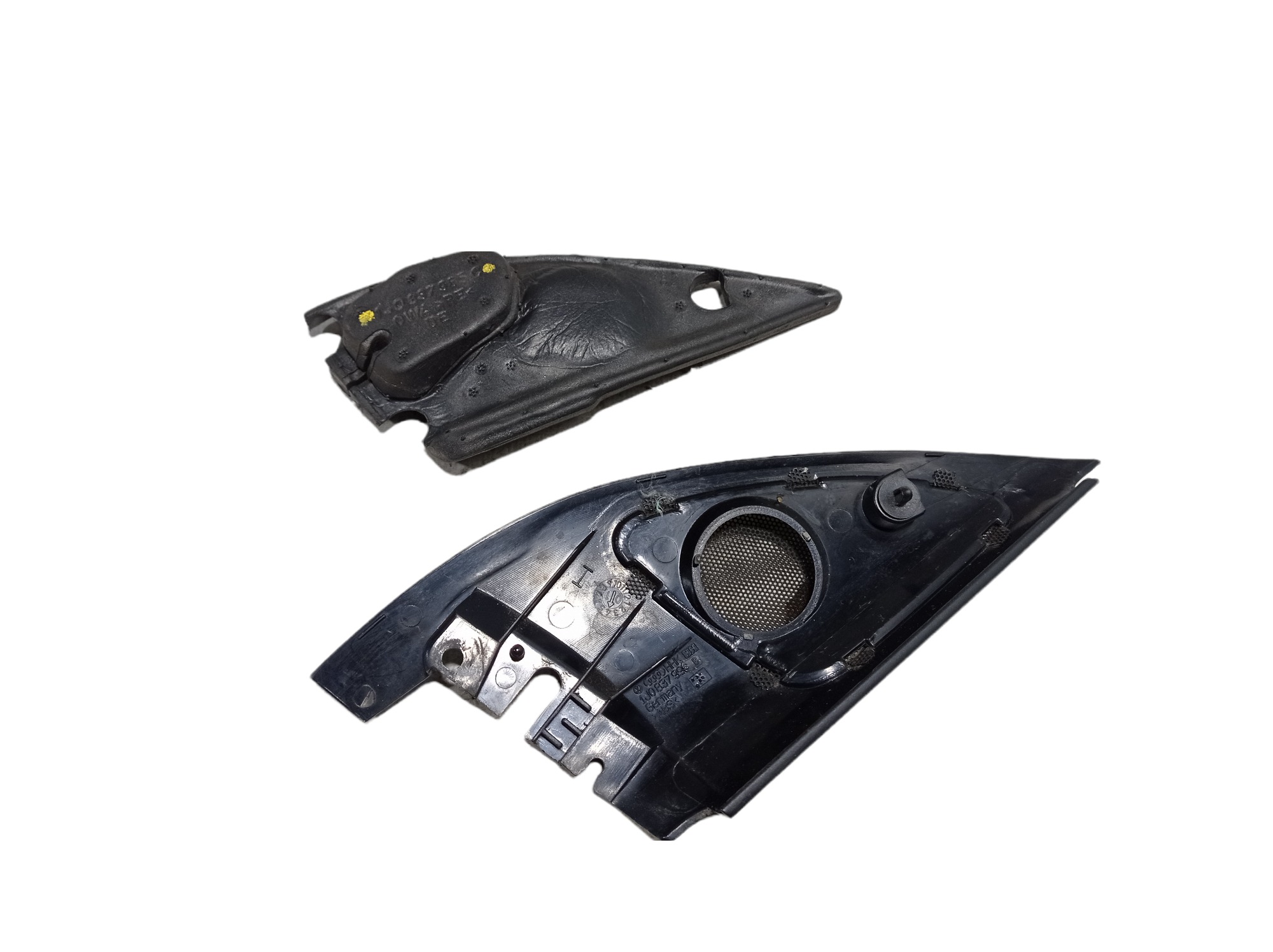 Acabamento Interno Retrovisor Esquerdo Vw Golf 1999 2012 V2 Preto 4
