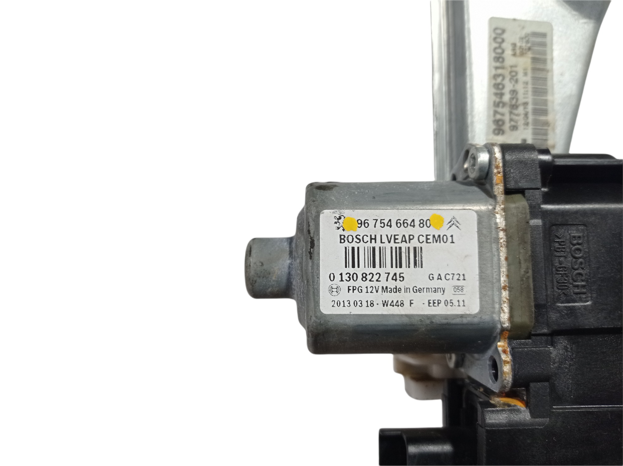 Máquina Vidro Traseiro Esquerdo Peugeot 308  V311 9675466480 5