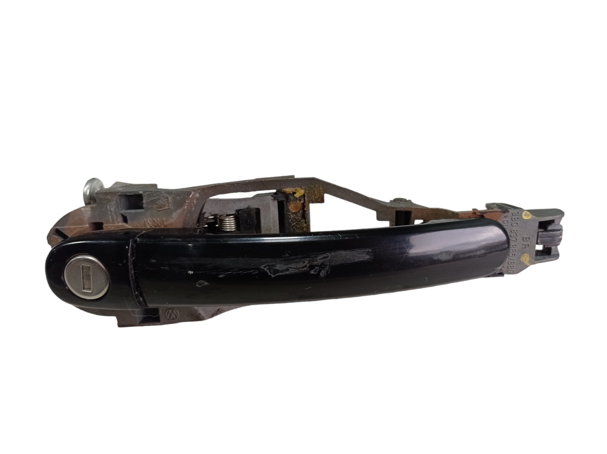 Maçaneta Externa Porta Dianteira Esquerda Vw Golf 08 V584 Preto Dianteira 7