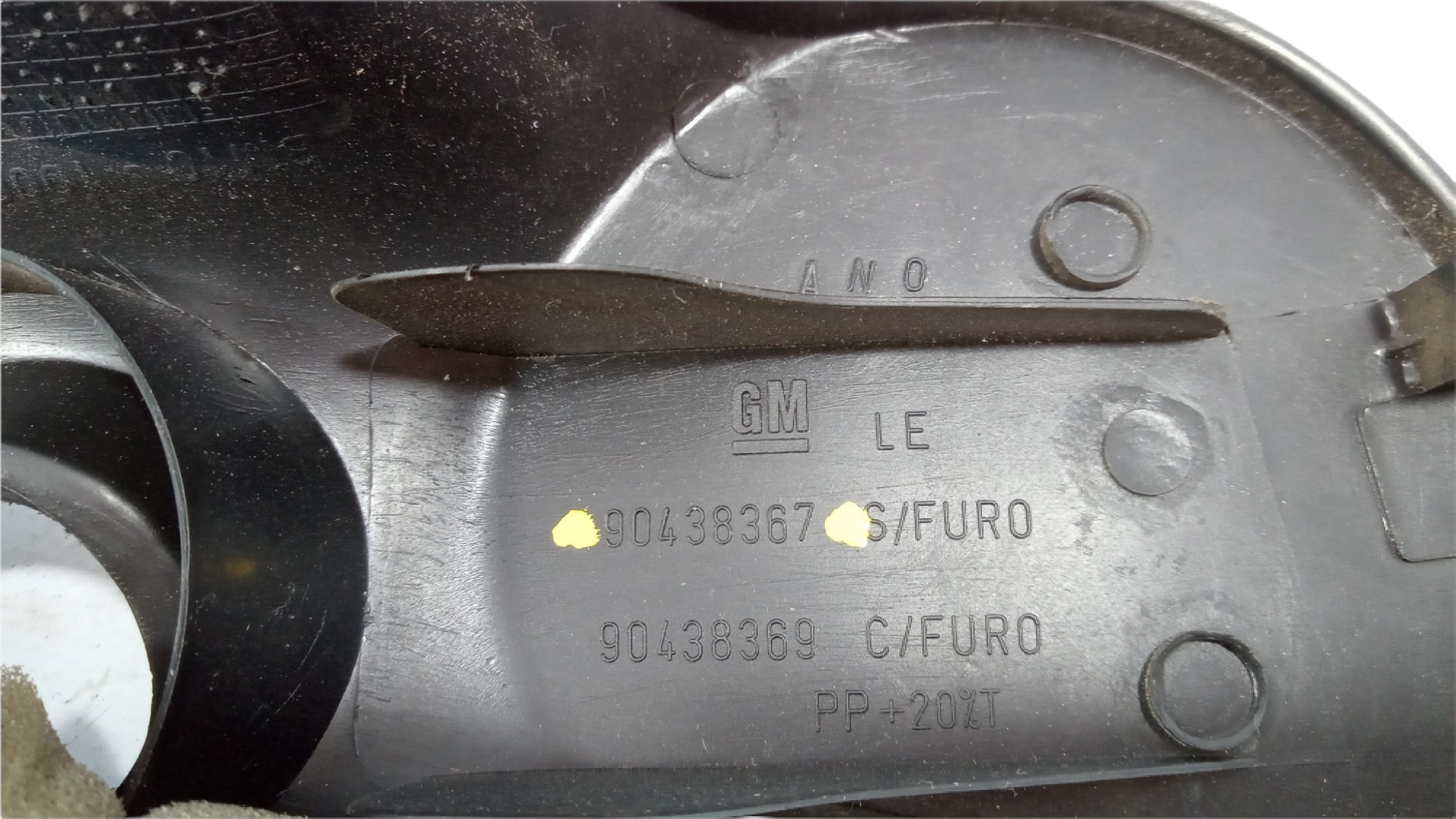 Acabamento Inter Retrovisor Esquerdo Gm Corsa 1994 2004 V285 Preto 4