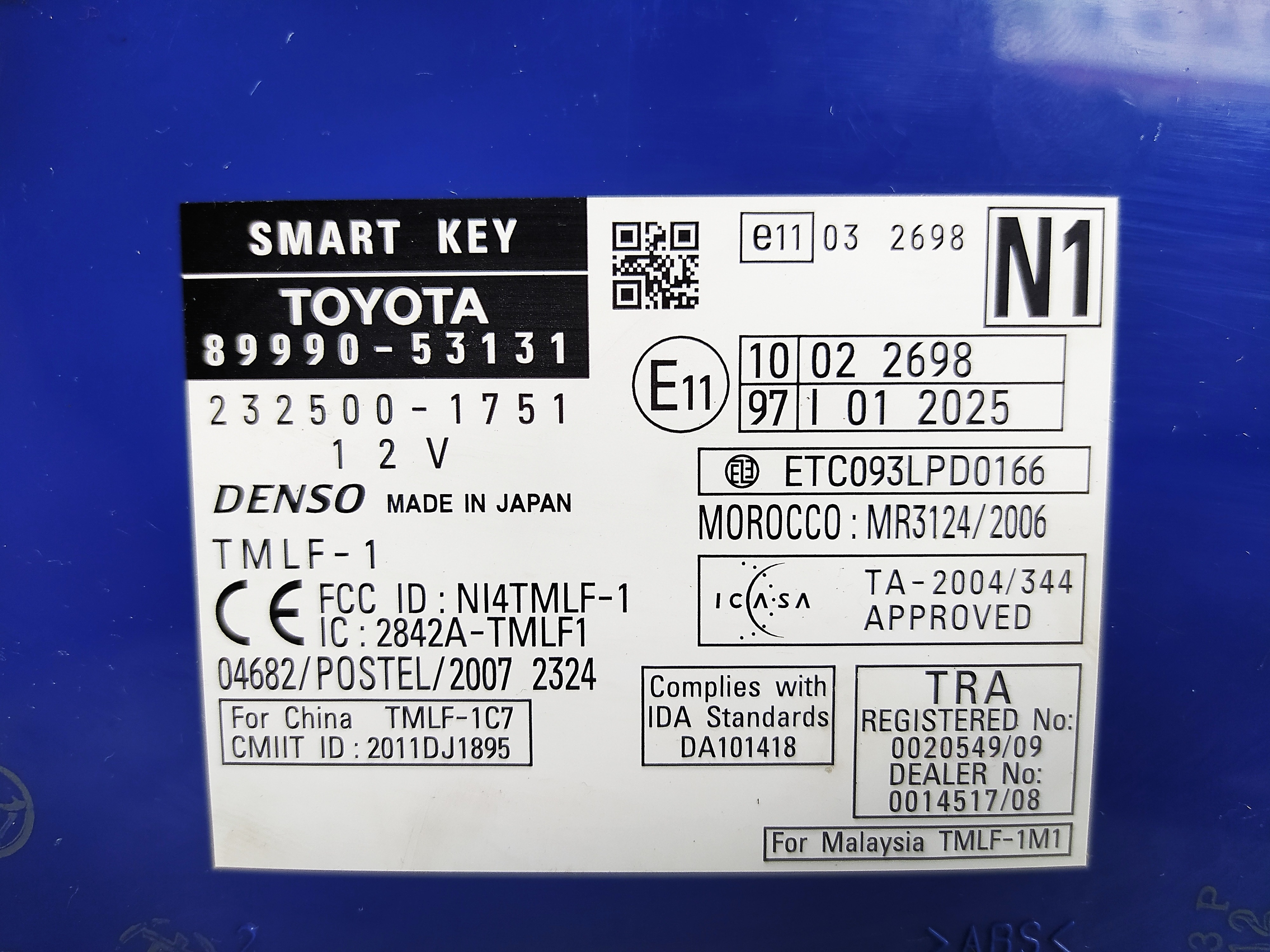 Módulo Controle Chave Inteligente Lexus Is300 V6 2012 V545 6