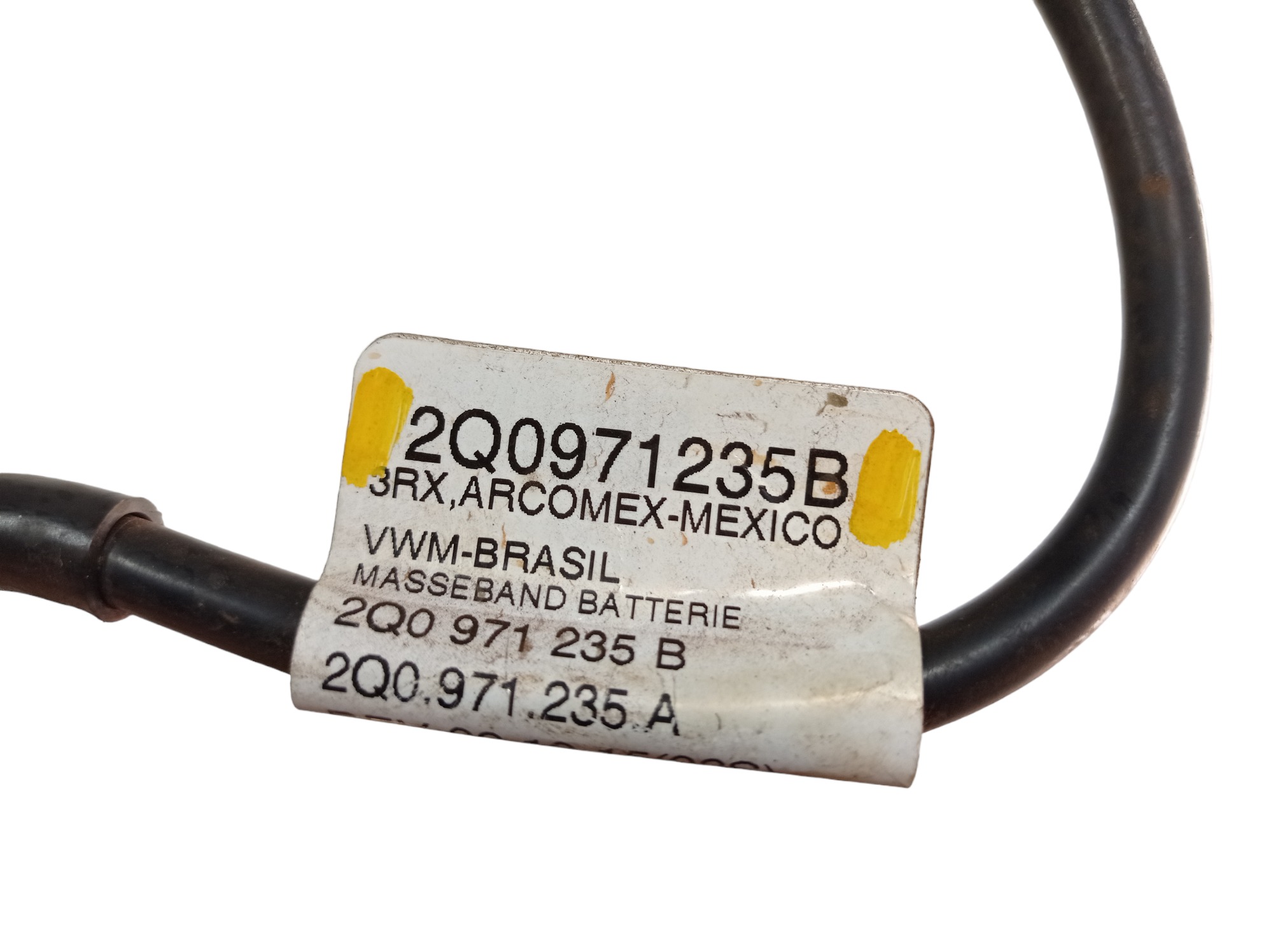 Cabo Negativo Bateria Volkswagen Virtus 2017 A 2021 V559 6
