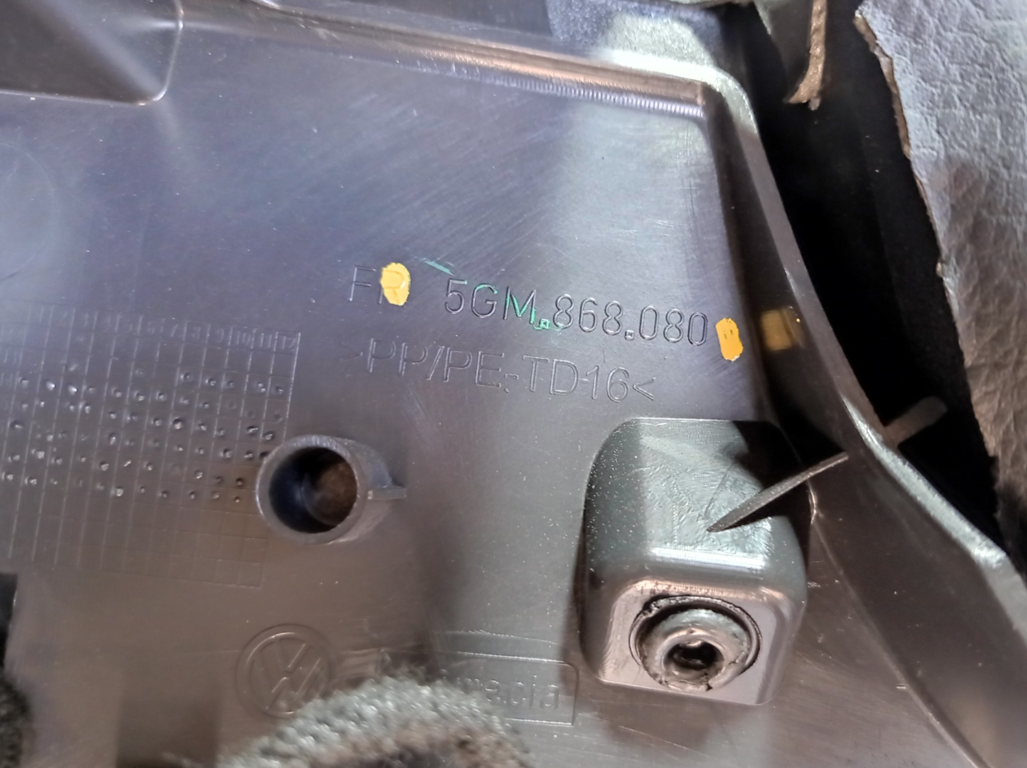 Forro Porta Dianteira Direita Vw Golf Gti 2019 V563 7