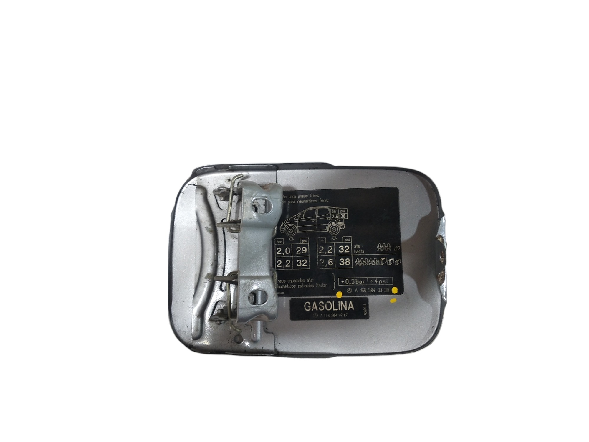 Portinhola Tanque Combustível Mercedes A160 1.6 1999 V388 Cinza 1999 8