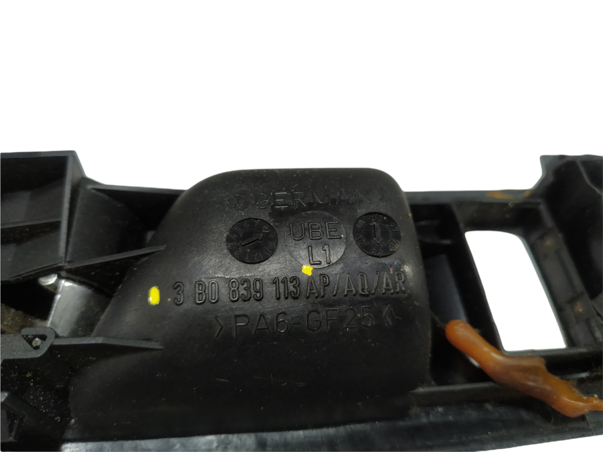 Maçaneta Interna Traseira Esquerda Vw Golf 2002 V364 Preto 8