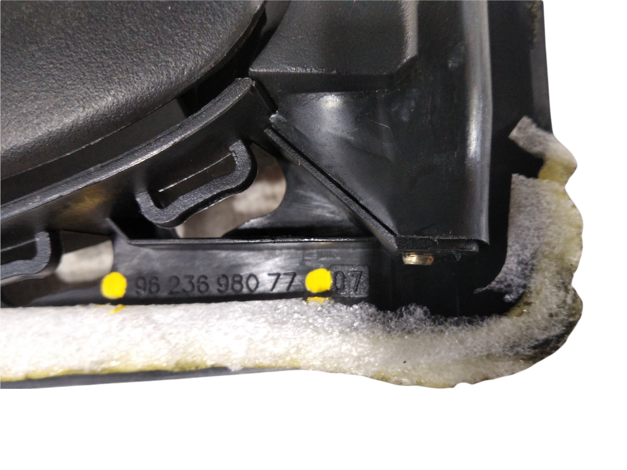 Maçaneta Interna Traseira Direita Peugeot 207 Hbxr 2011 V245 Preto 6