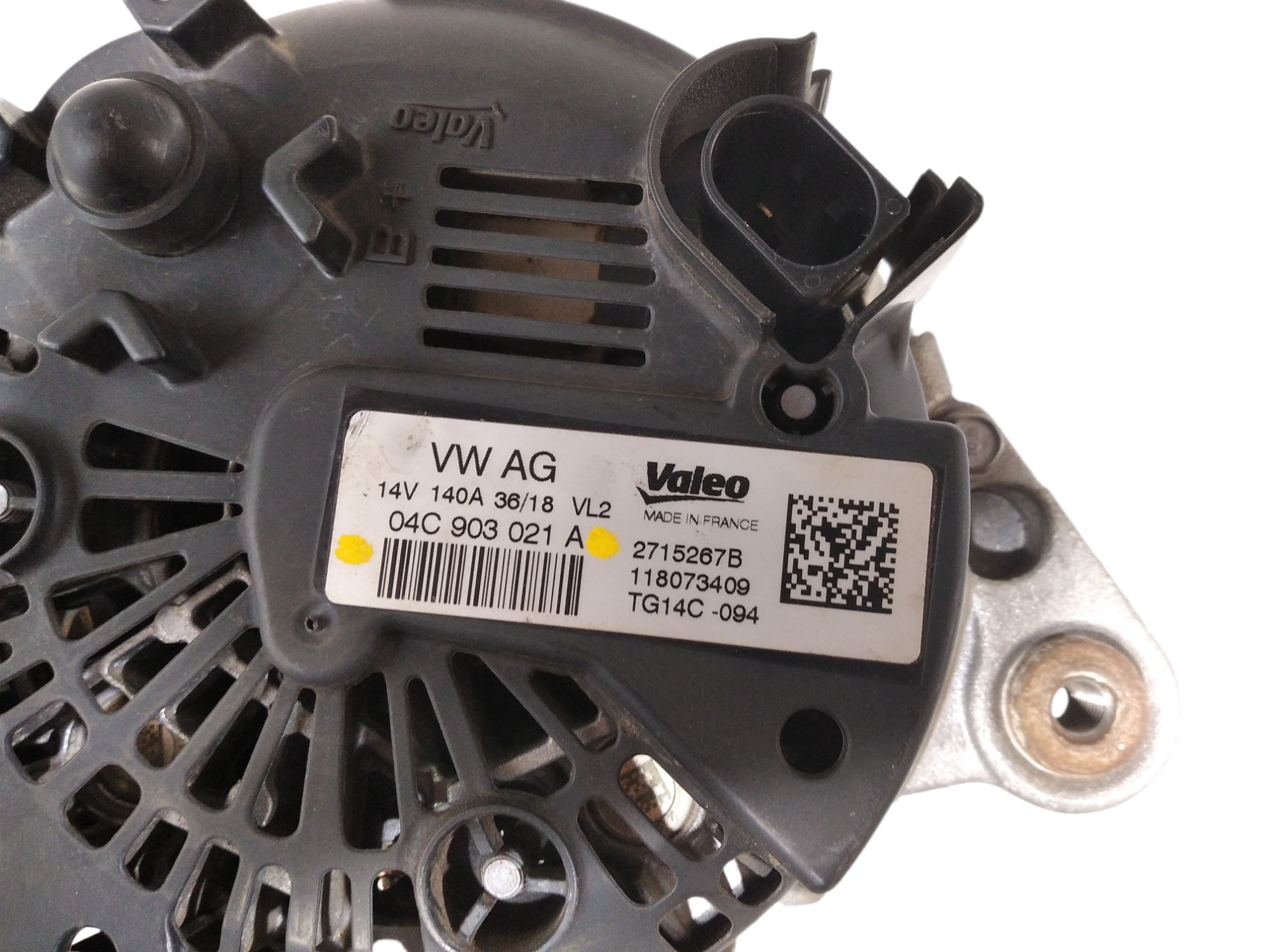 Alternador Audi A3 Sportback  1.4 Tfsi  2019 V343 7