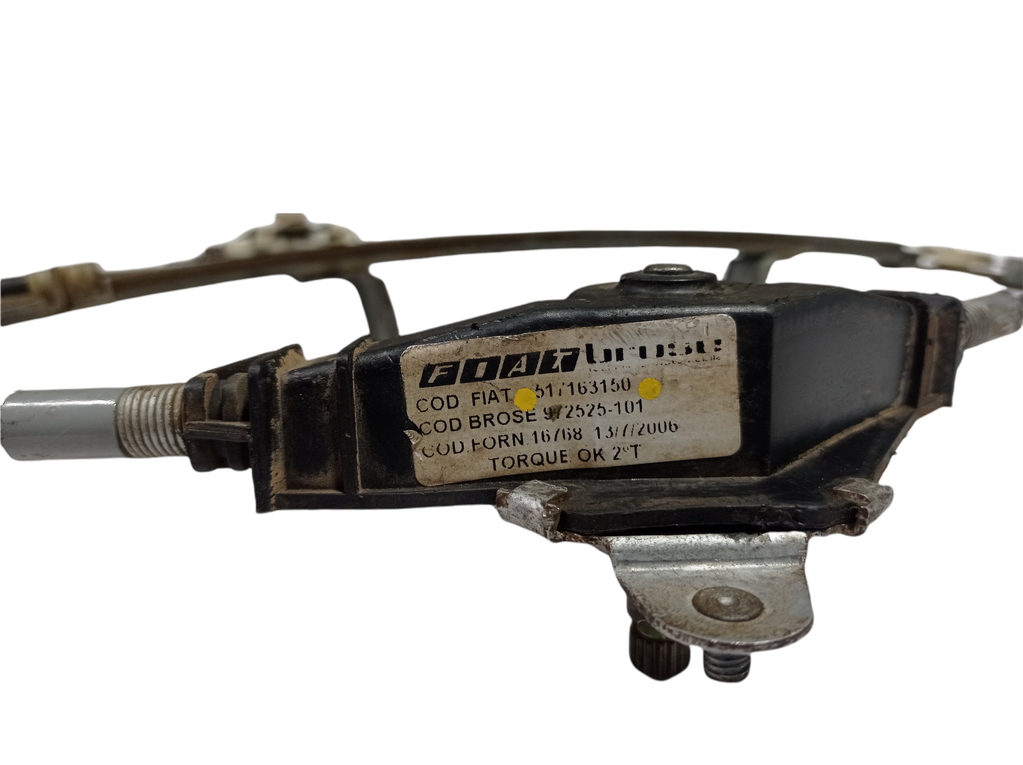 Máquina  Traseira Direita Fiat Siena Fire V222  517163150 8