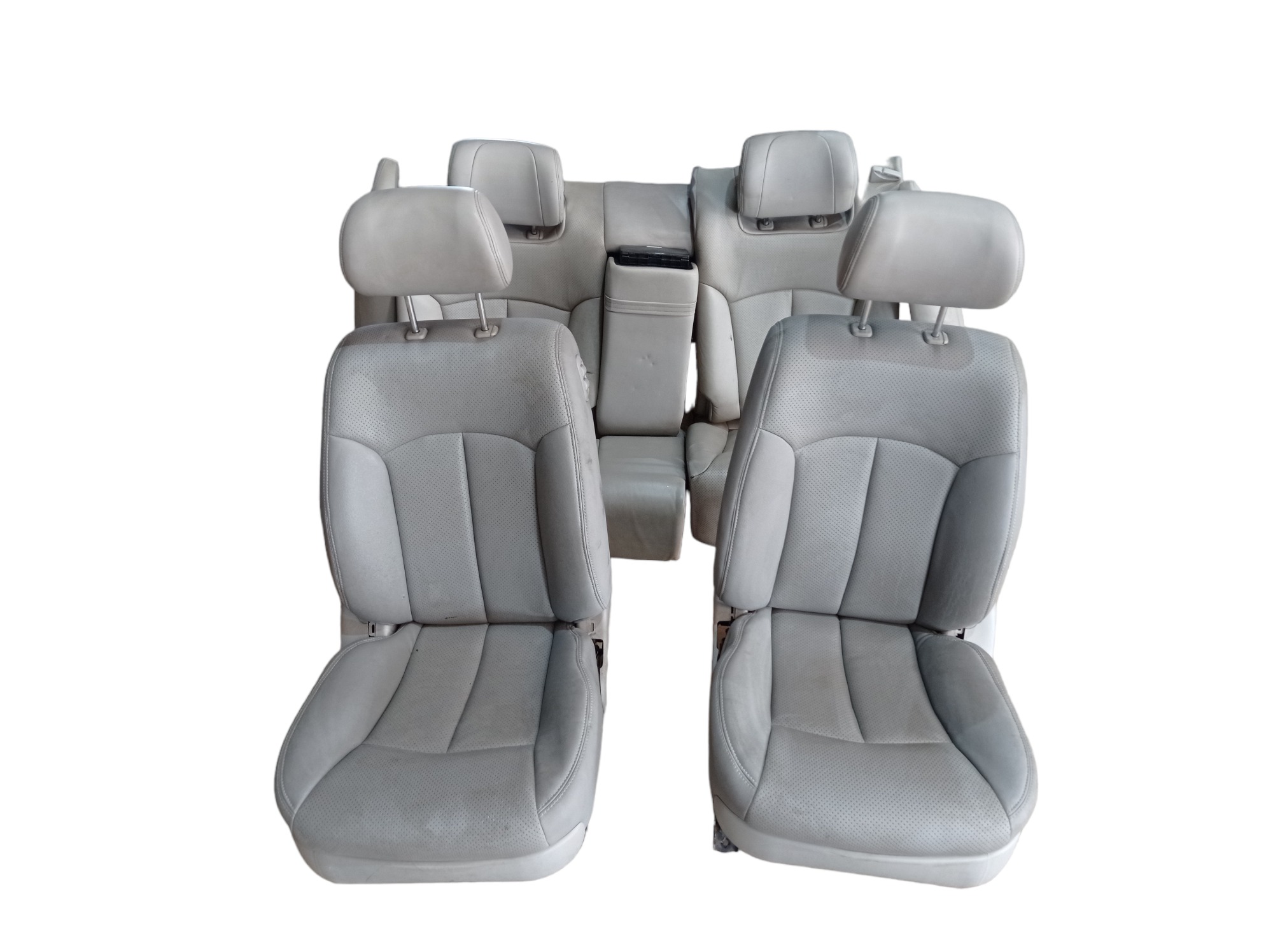 Jogo Banco De Couro Kia Opirus 3.8 2008 V581 Beje 5