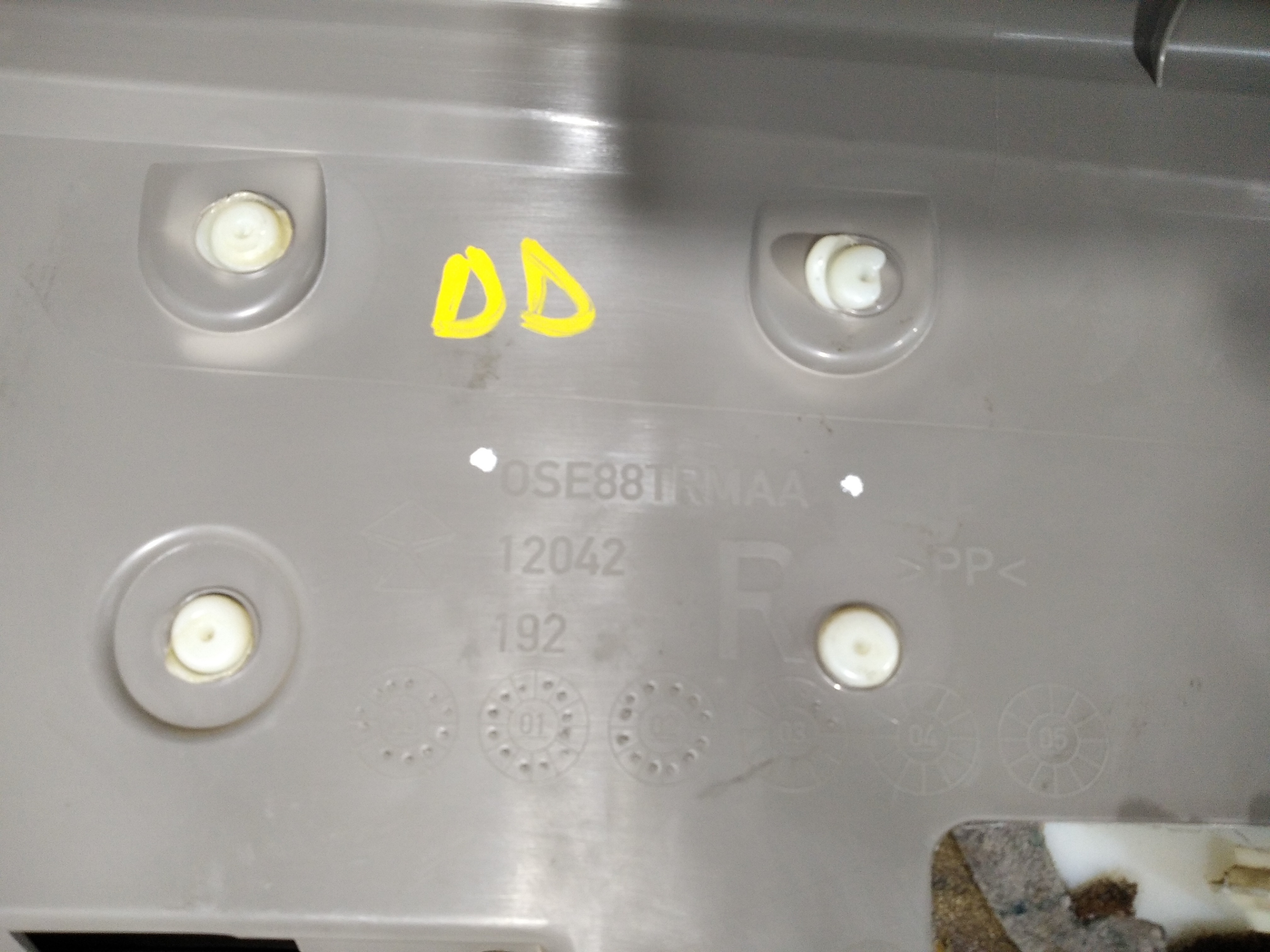 Forro Porta Dianteiro Direito Grand Caravan 2003 V458  Cinza 8