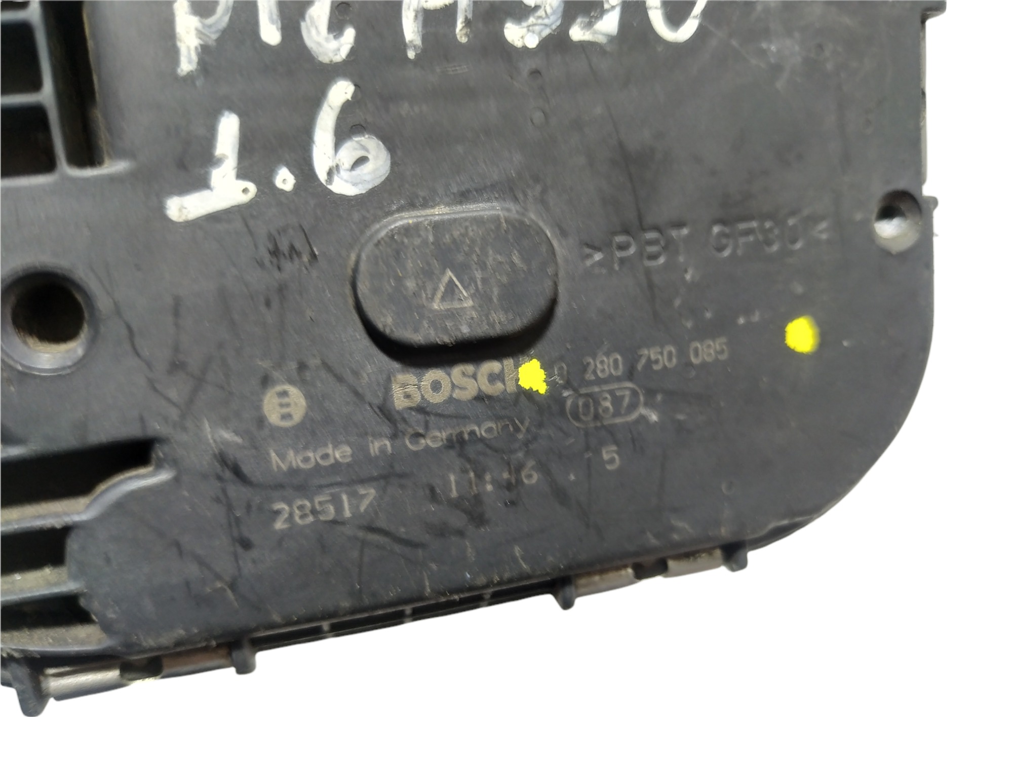 Tbi Corpo Borboleta Citroen Picasso 1.6 16v 0280750085 9