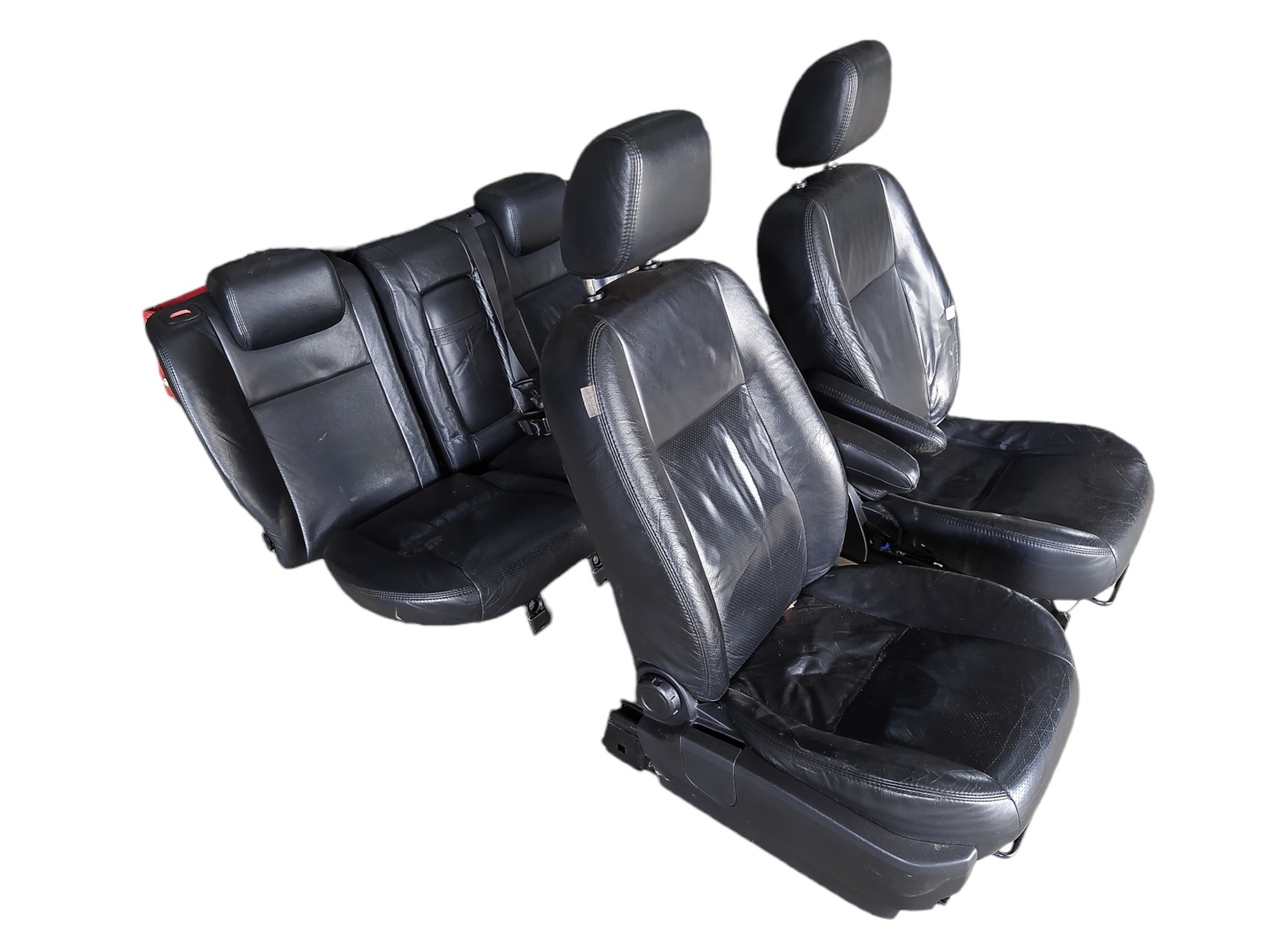 Jogo Banco De Couro Land Rover Freelander 2 3.2 2008 V479 Preto 4