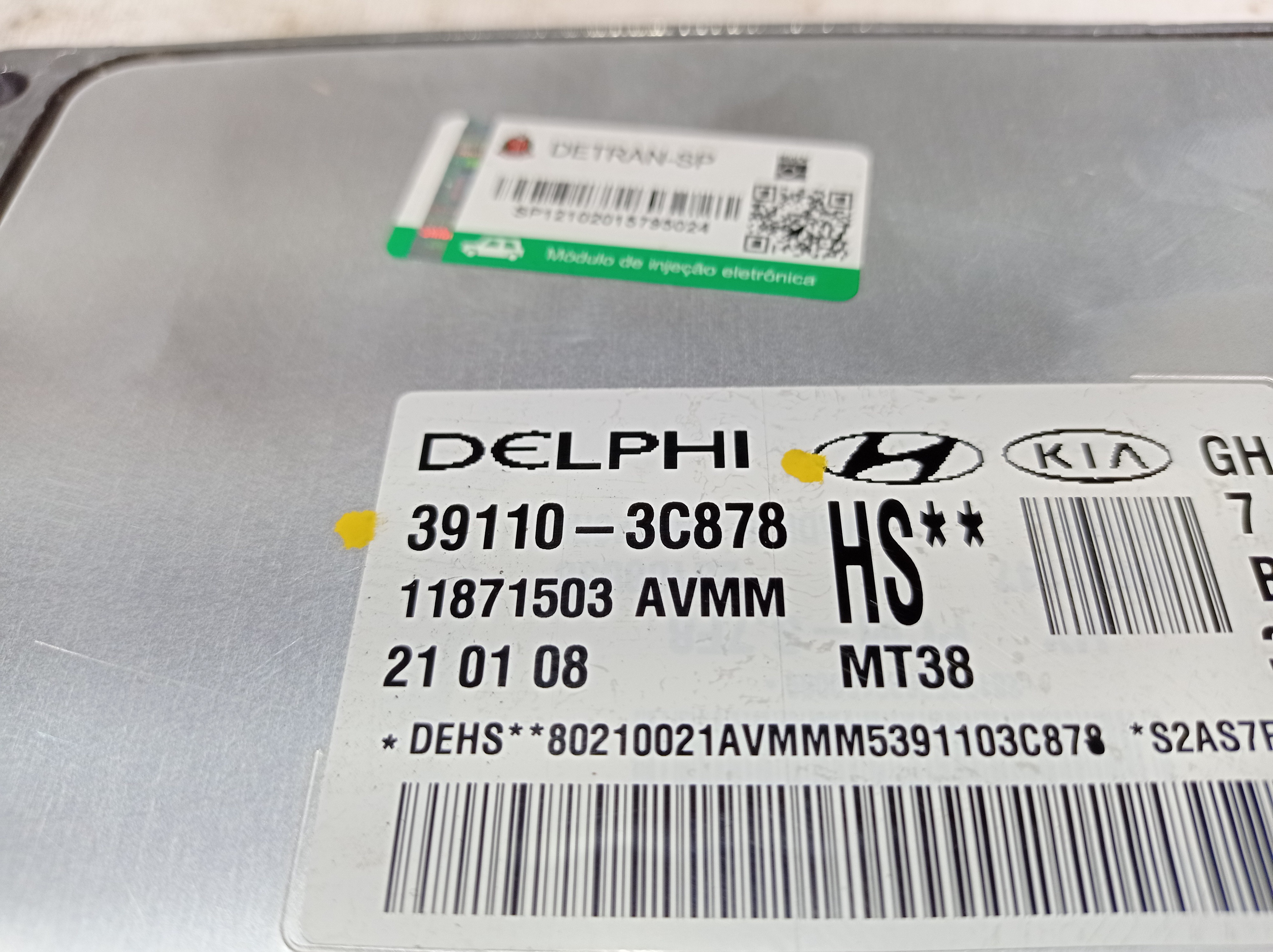 Módulo Injeção Kia Opirus 3.8 V6 2008 39110-3c878 V581 9