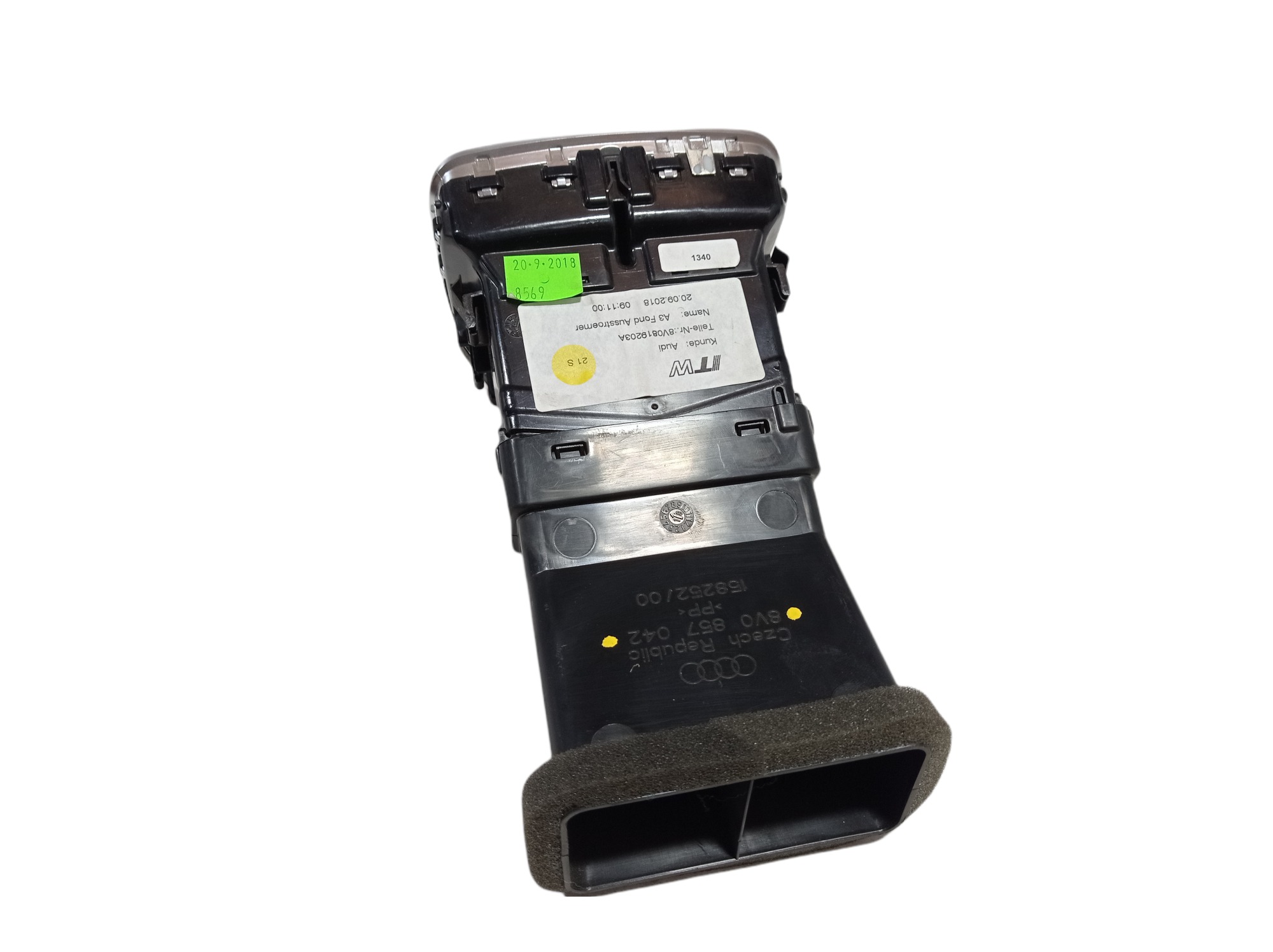 Difusor Ar Central Console Audi A3 Sportback 2019 V343 2