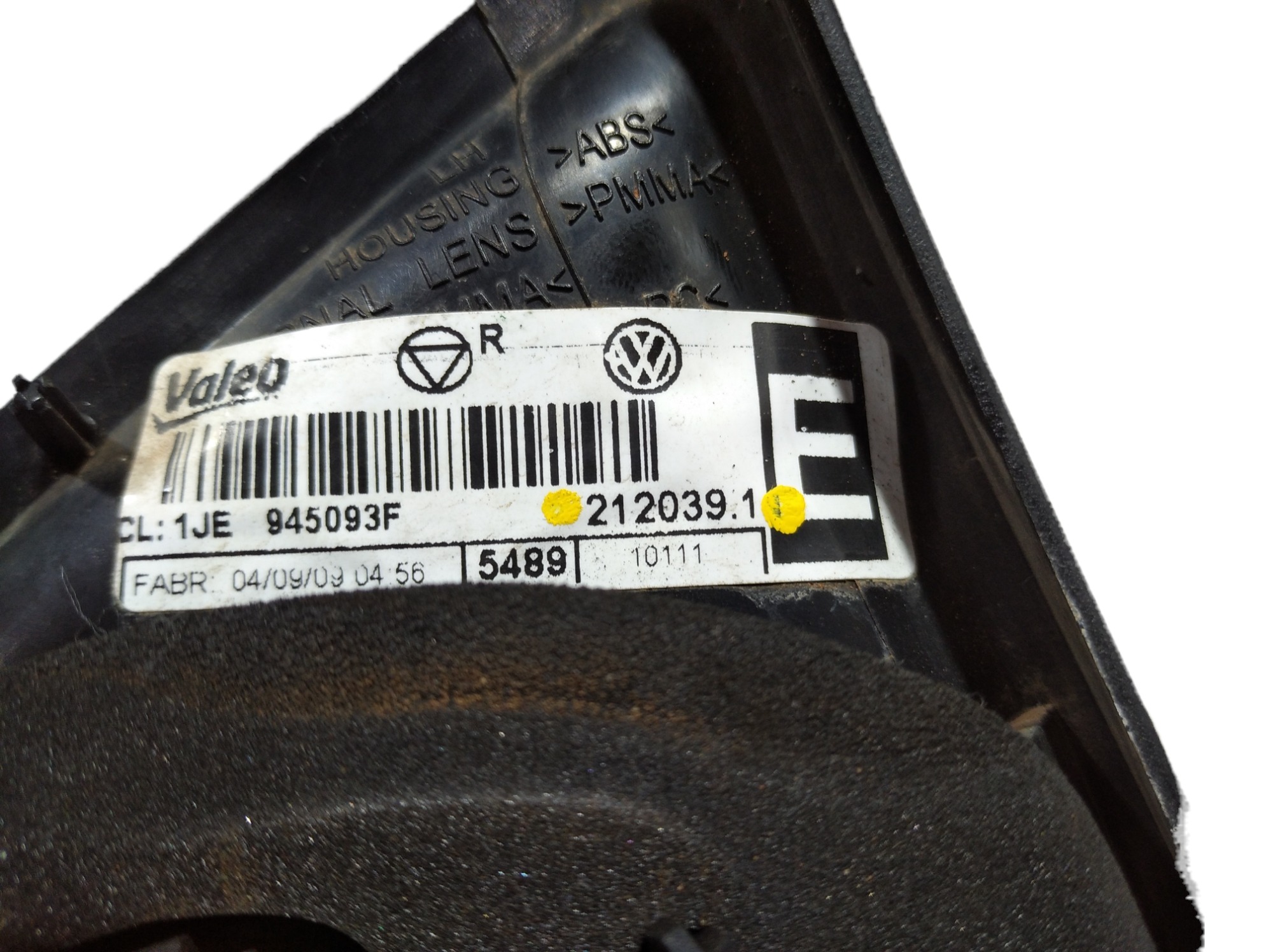 Lanterna Tampa Traseira Esquerda Vw Golf 2007 A 2012 V435 3