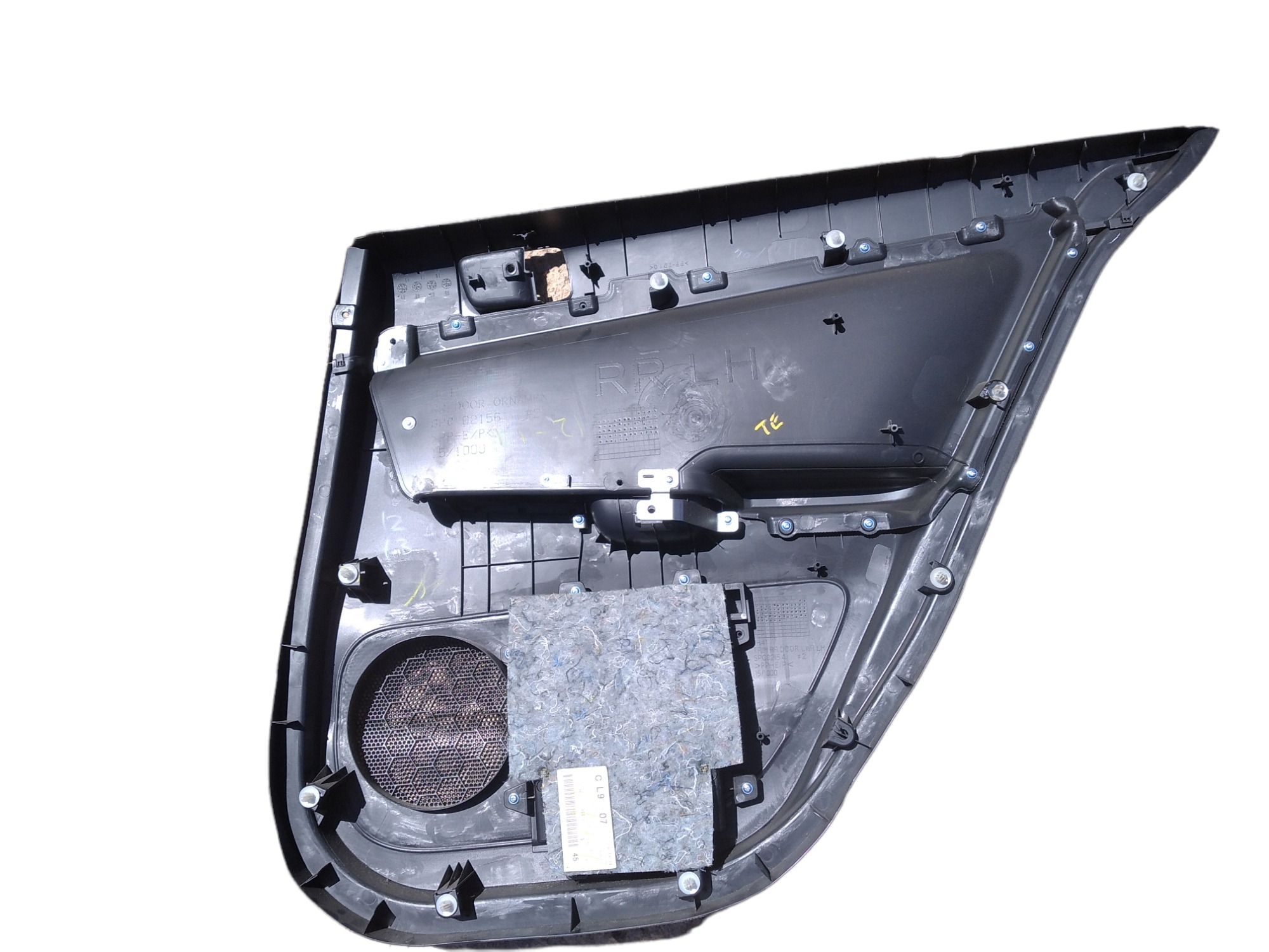 Forro Porta Traseira Direita Mitsubishi Lancer 2014 V420  Preto 9