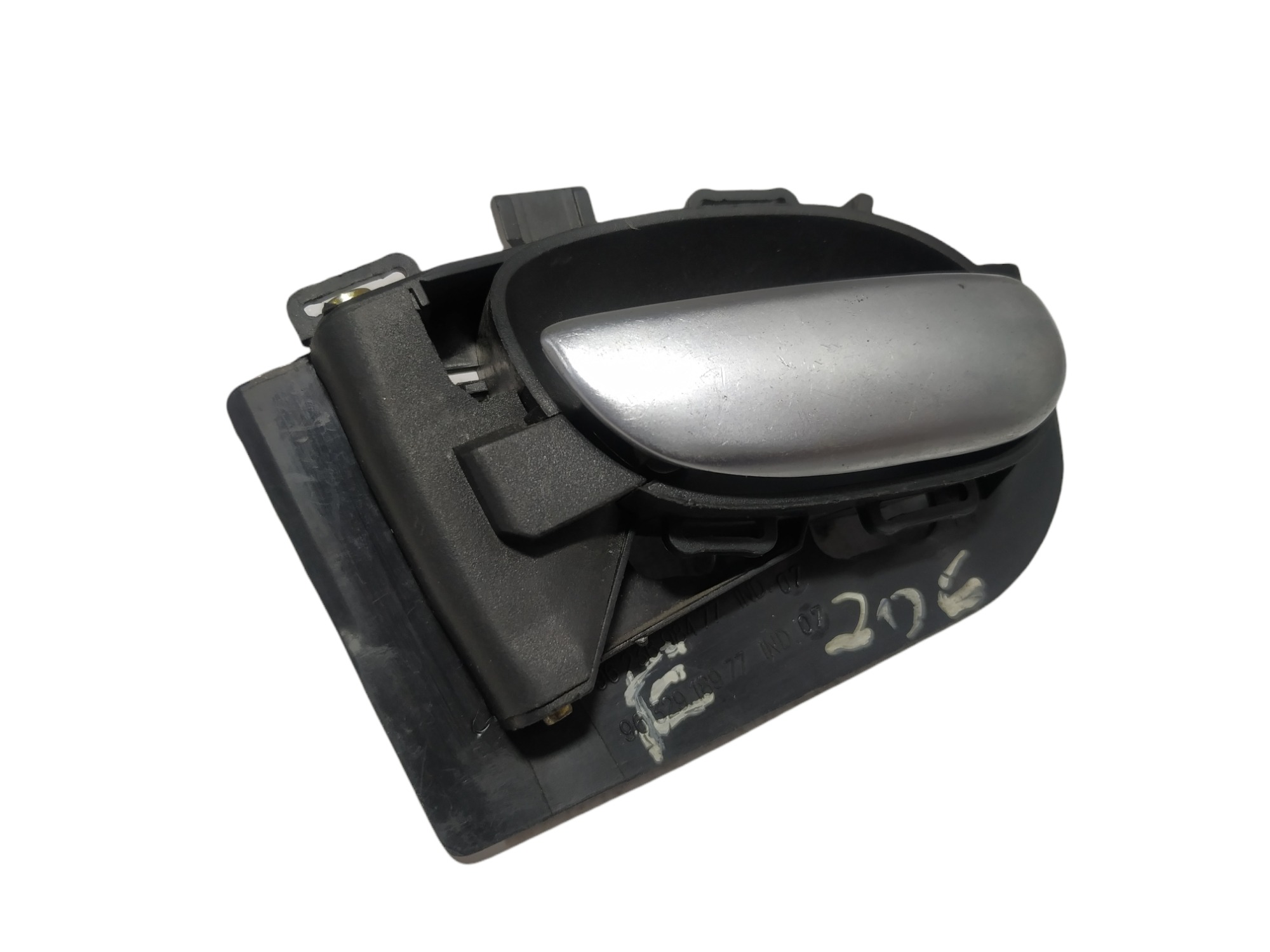 Maçaneta Interna Dianteira Esquerda Peugeot 206 2006 V33 Prateado 5