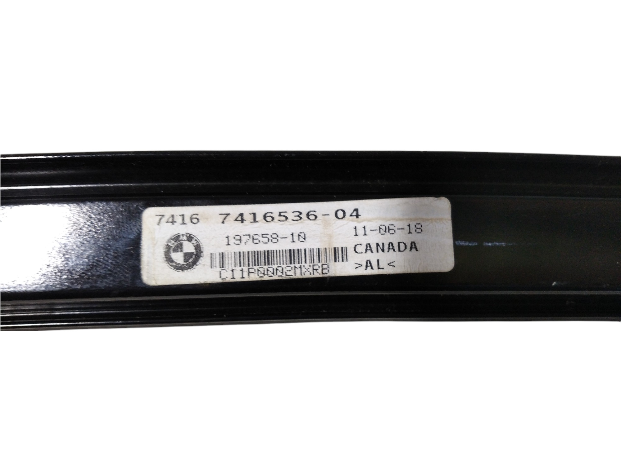 Canaleta Vidro Traseiro Direito Bmw X4 30i 2019  V350 4
