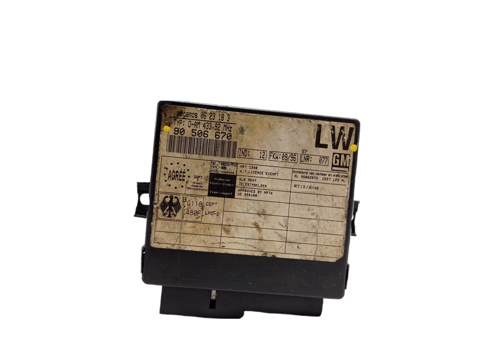 Modulo Conforto Gm Vectra 1995 90506670lw V00 5