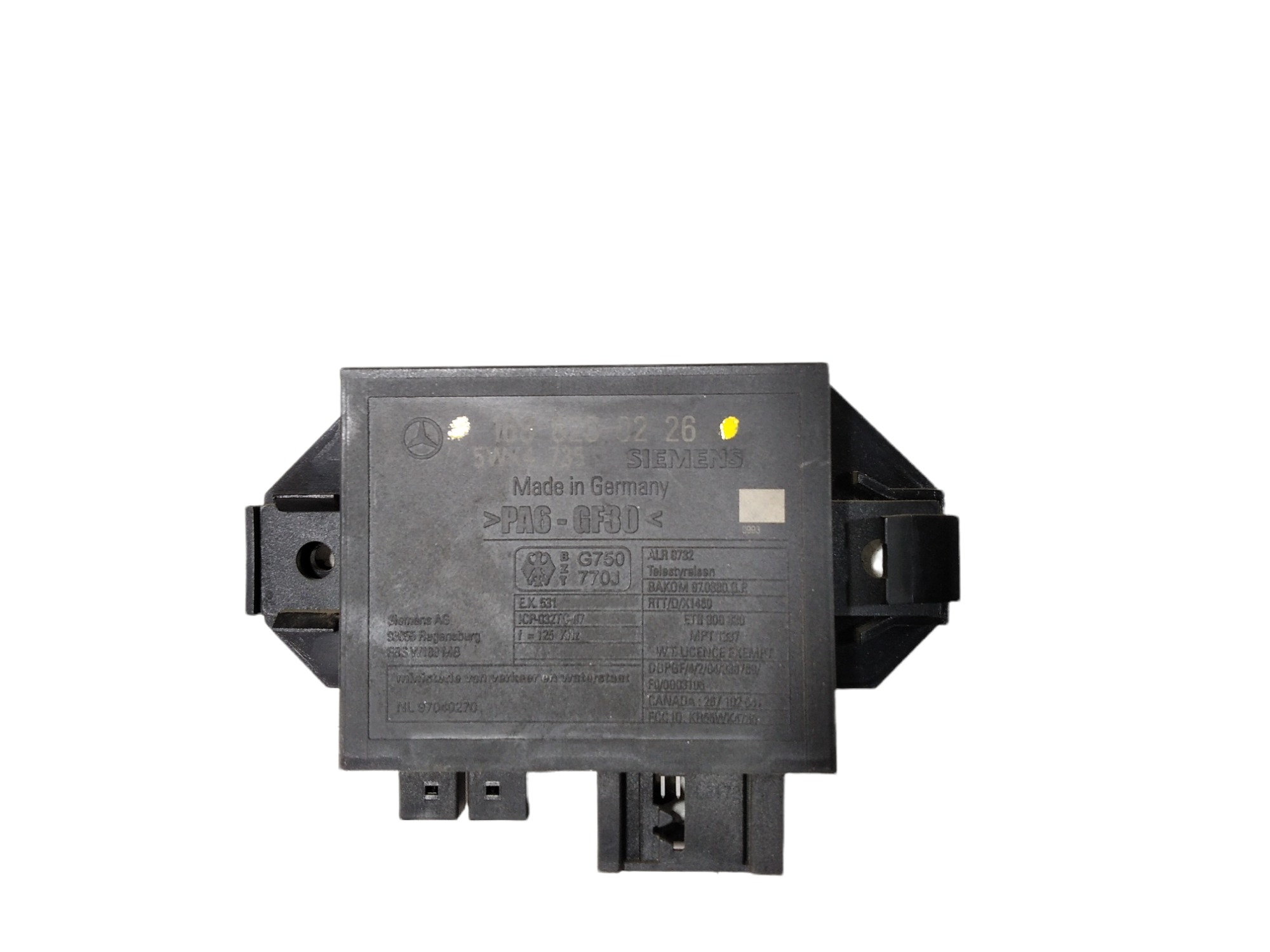 Módulo Imobilizador Mercedes A160 1.6 1999 1688200226 V388 1