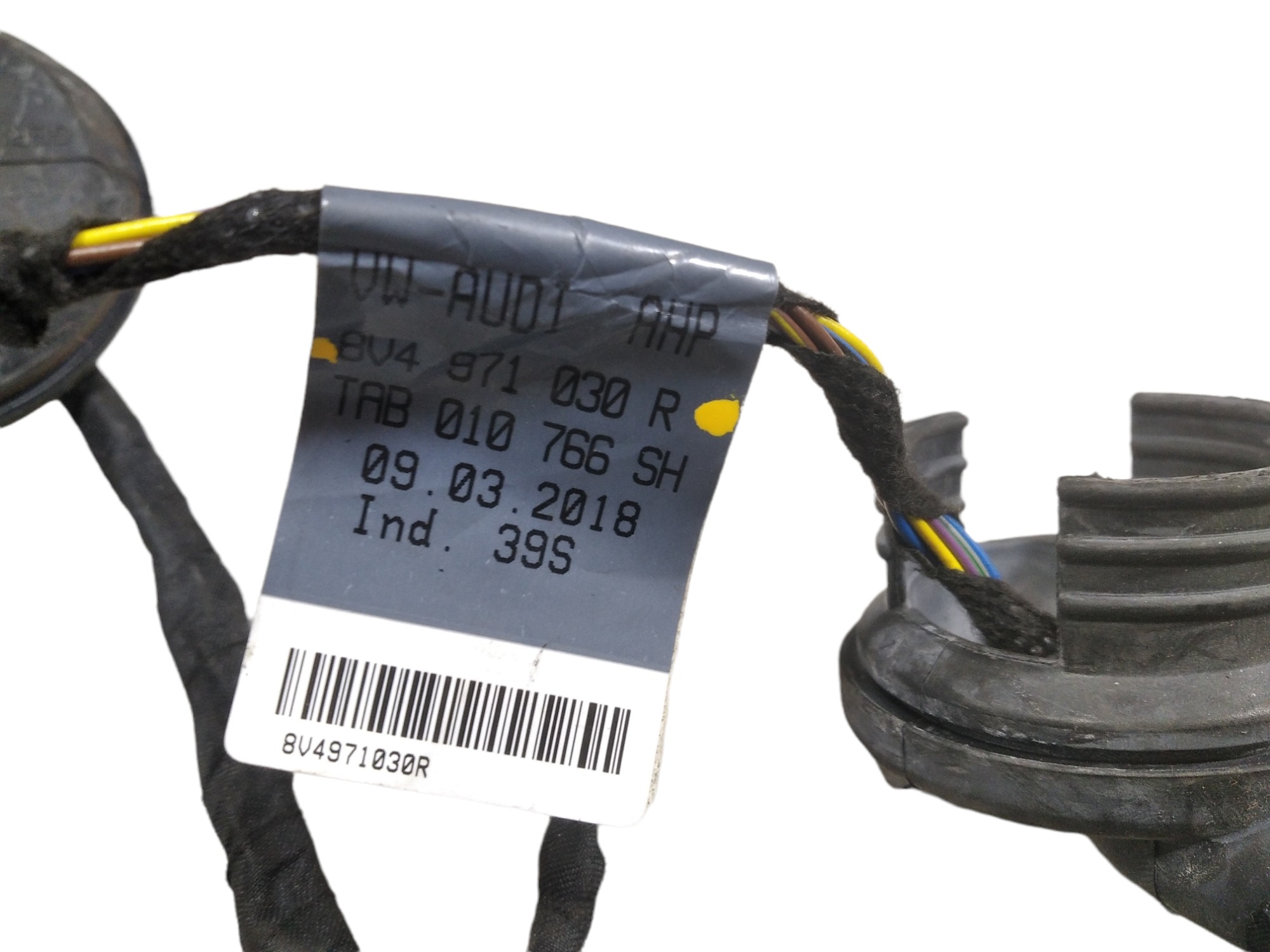 Chicote Porta Dianteira Direita Audi A3 2019 Avaria Plug 2