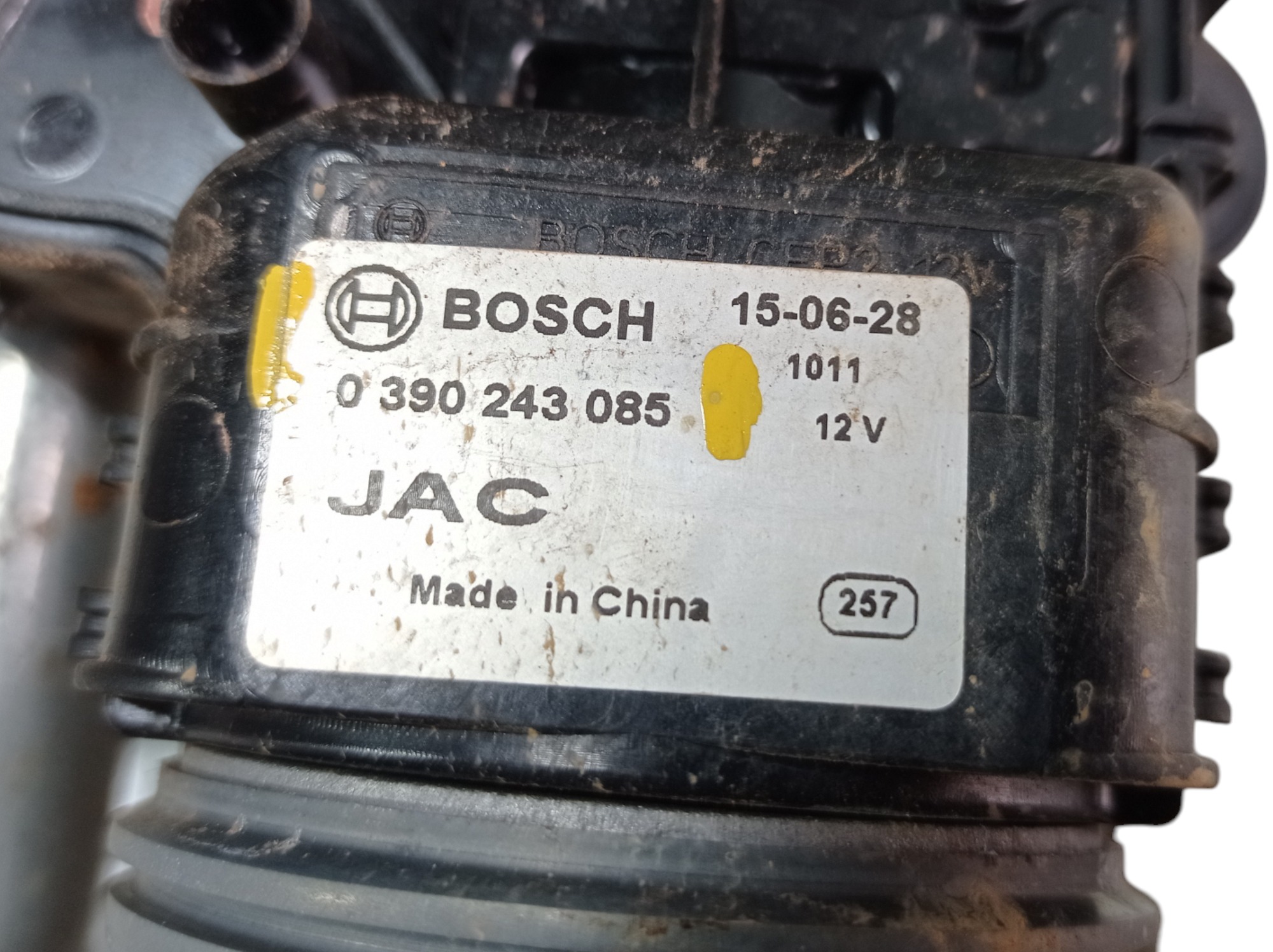 Motor Limpador Para Brisa Jac T6 2016 0390243085 V554 7