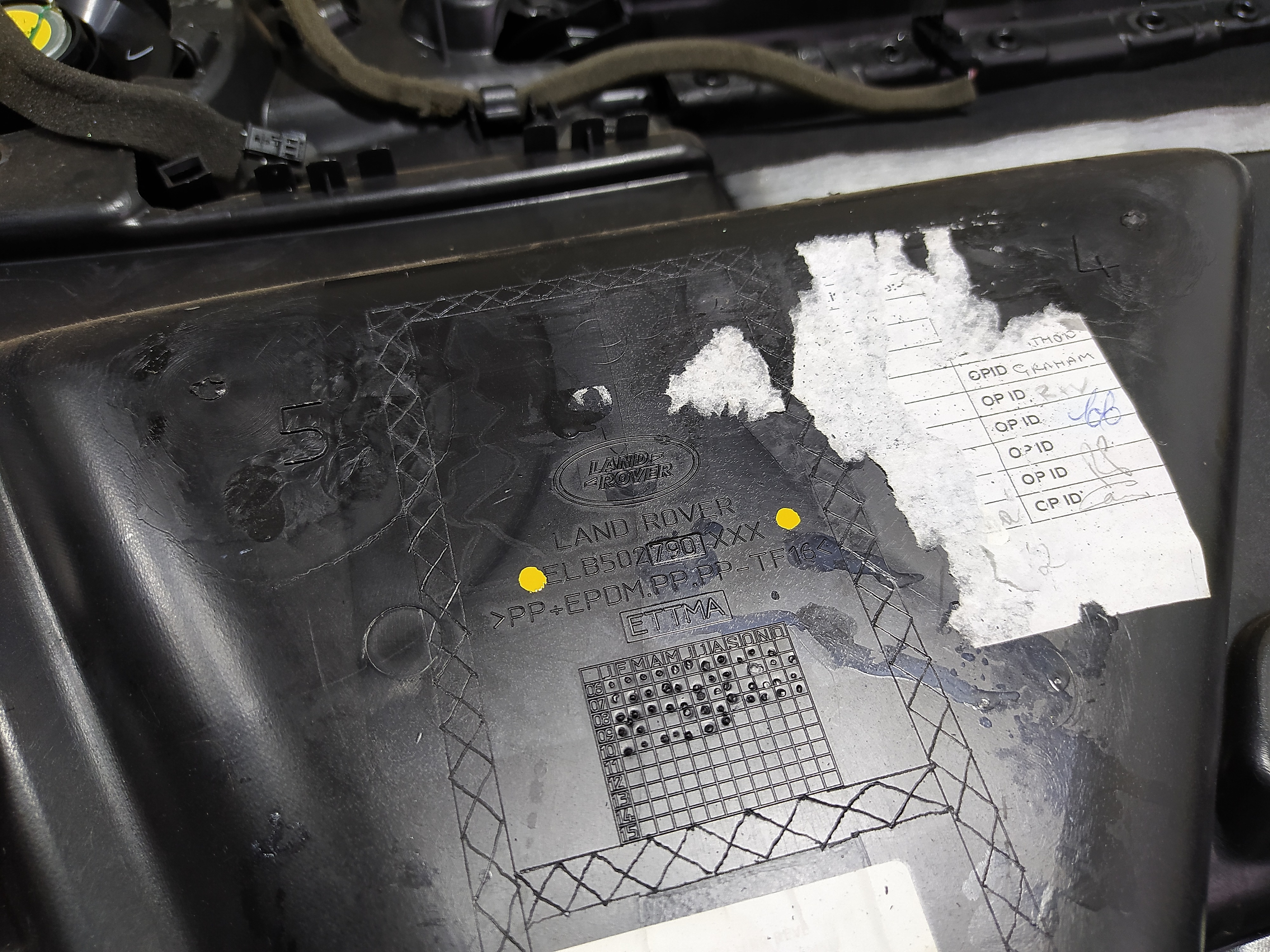 Forro Porta Traseira Esquerda Range Rover 5.0 2011 V456 Preto 10