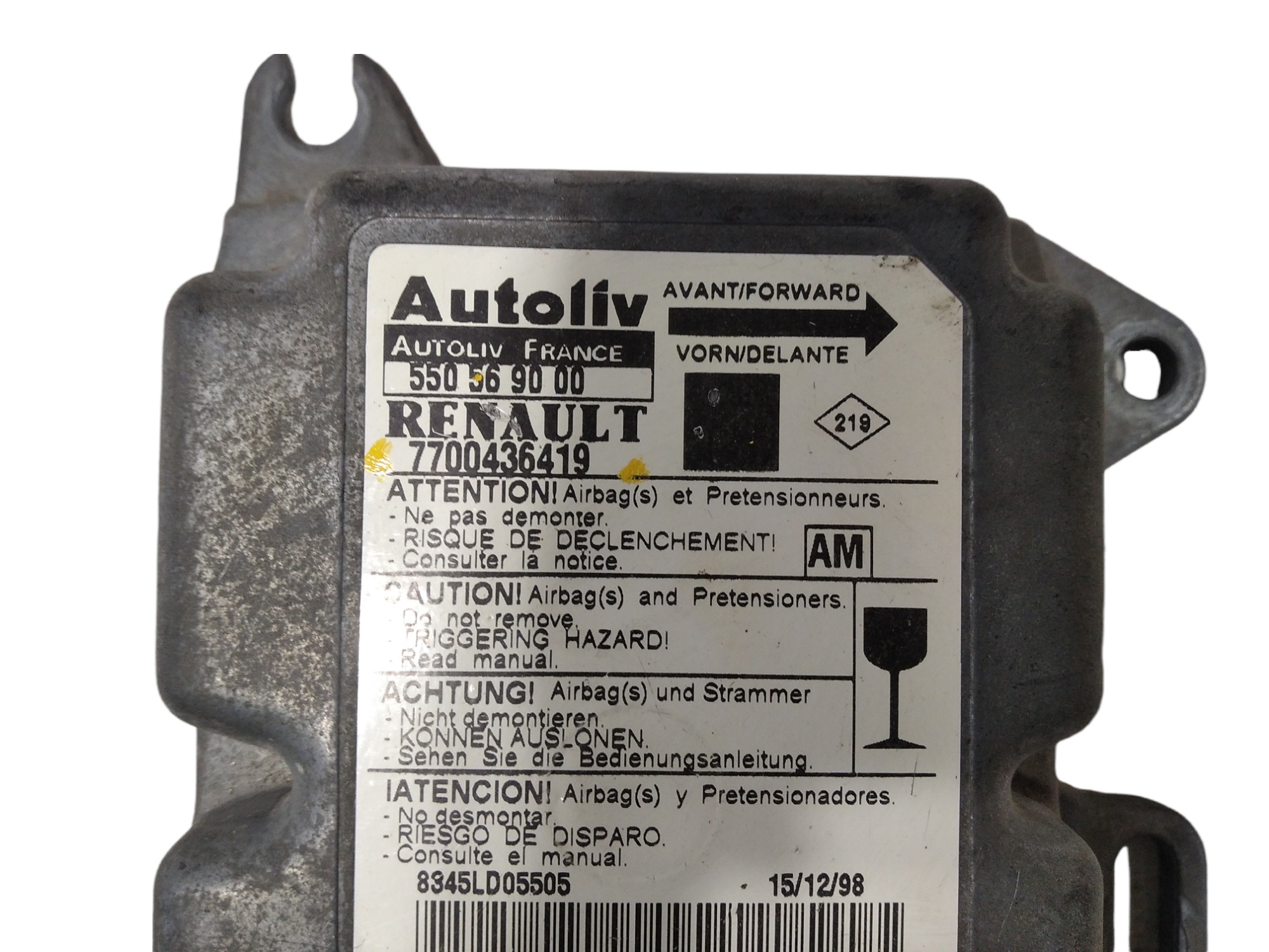 Módulo Renault Scenic 1999 7700436419 3