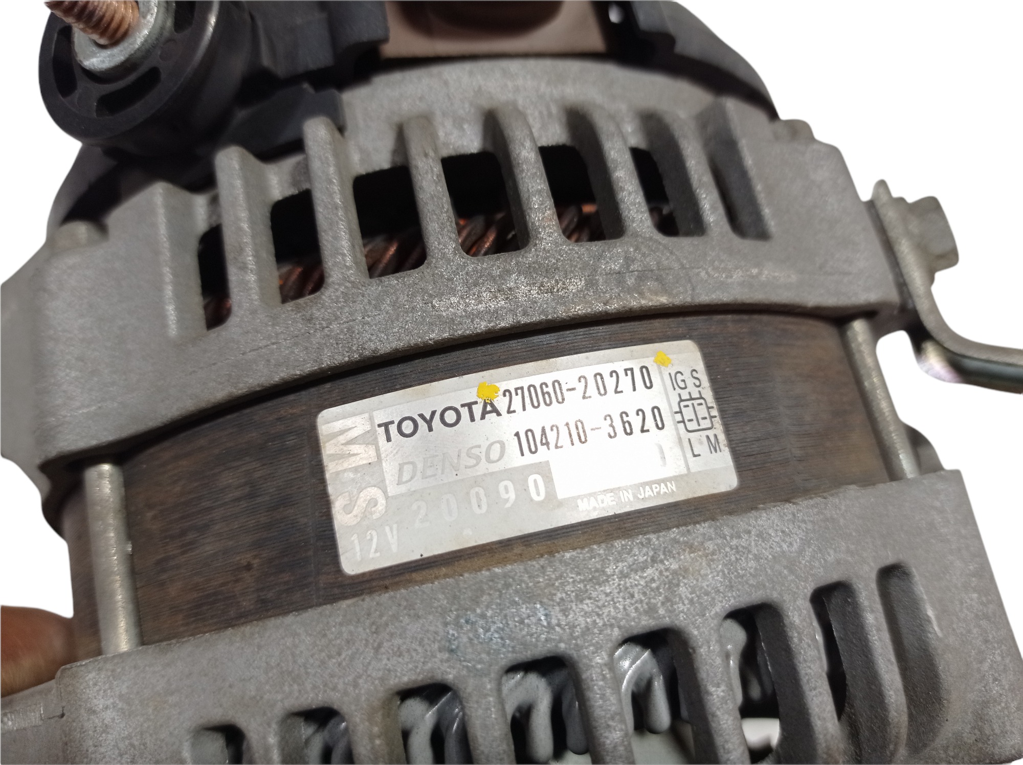 Alternador Toyota  Lexus Es330 3.3 V6 2006 V357 2706020270 5