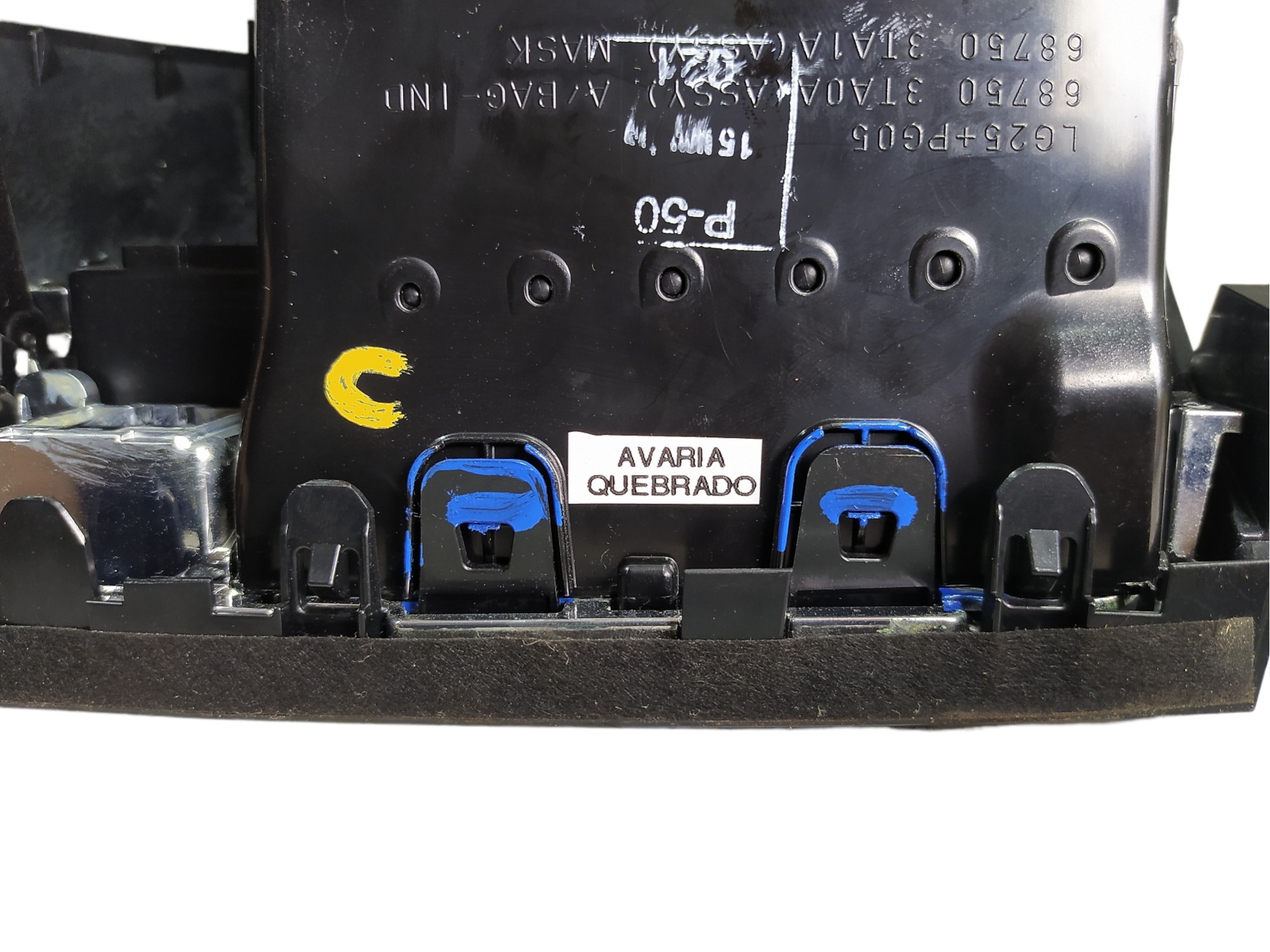 Difusor De Ar Central Nissan Altima 2.5 2014 687503ta0a V465 10