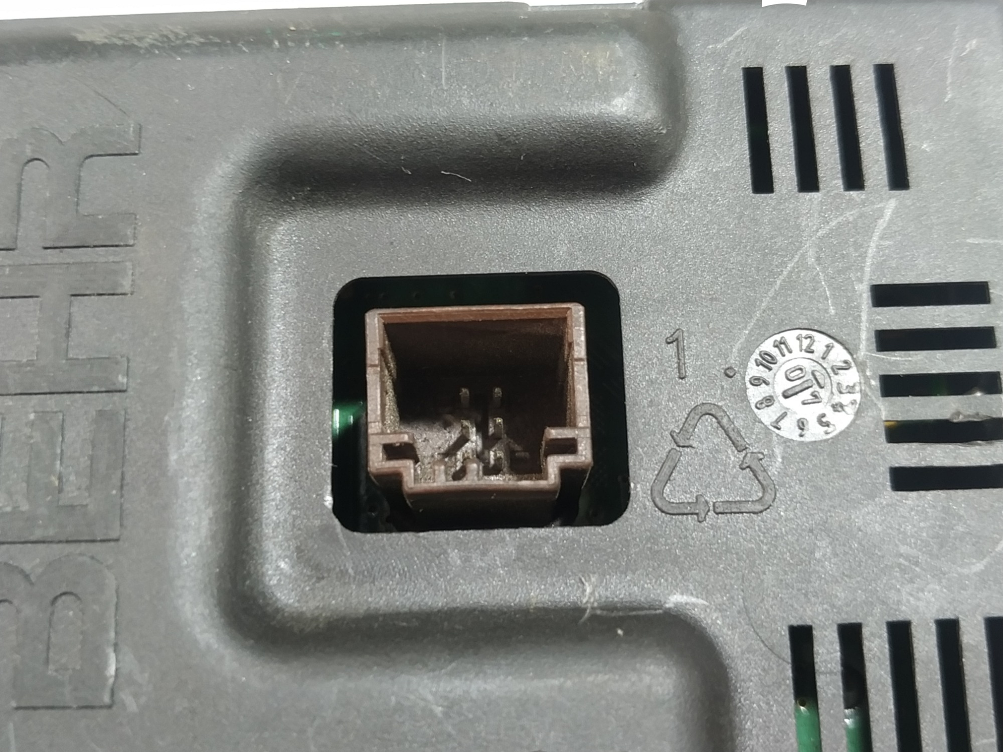 Comando De Ar Digital Painel Peugeot 307 2008  9646627977 7