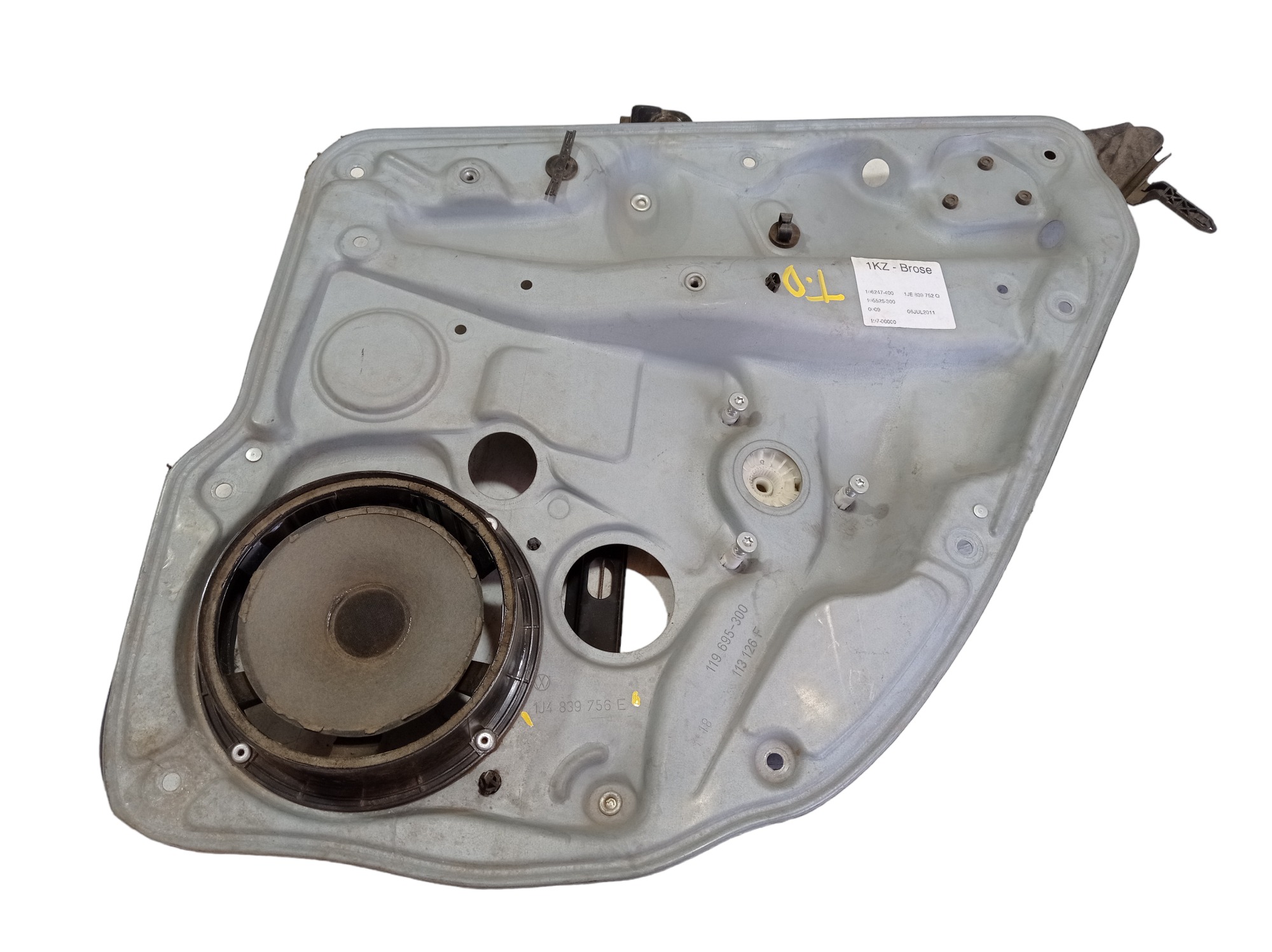 Máquina Vidro Traseiro Direito Vw Golf 2010 1j4839756e Vl 2