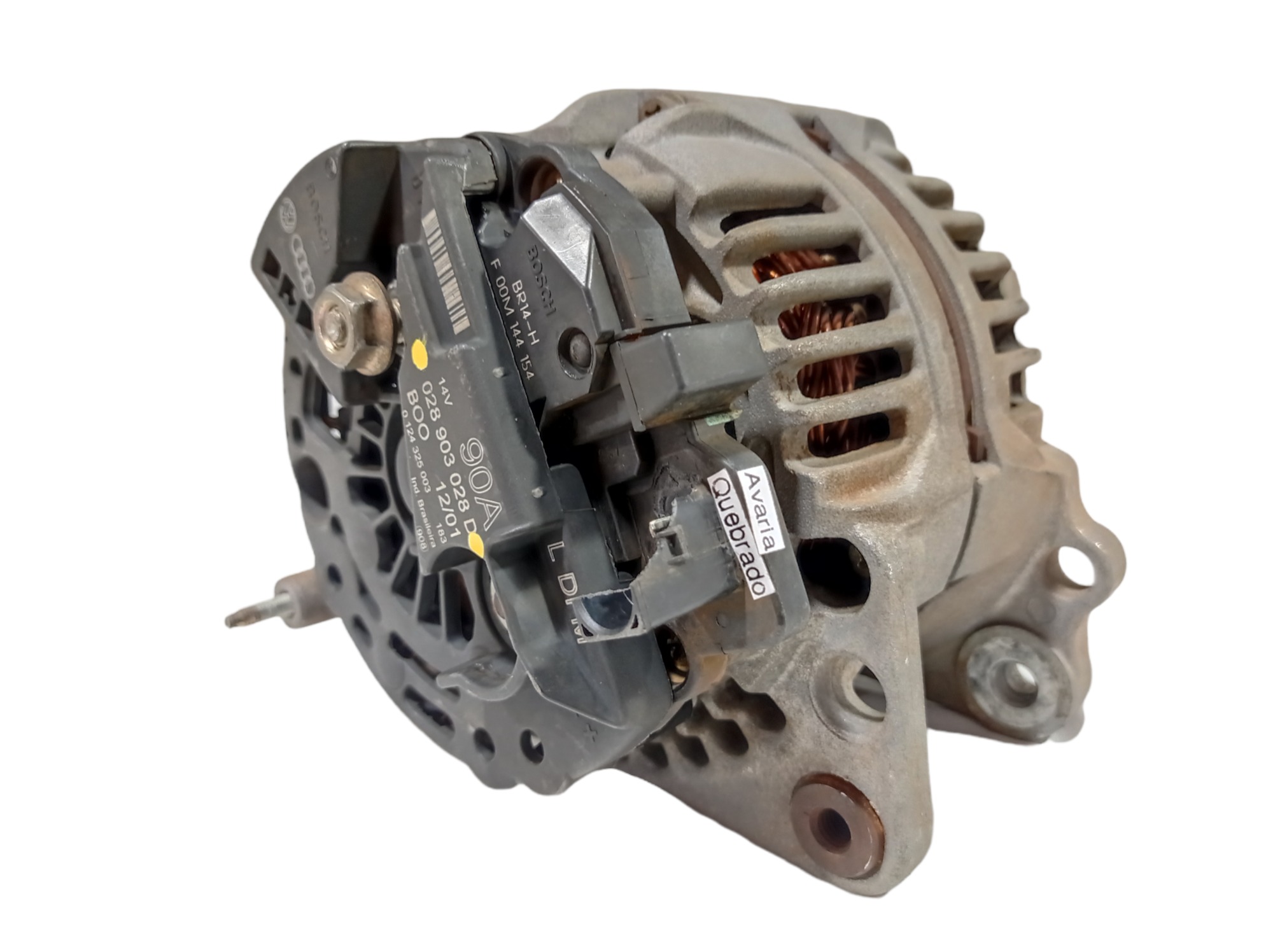 Alternador Vw Golf 2001 2.0 V454 028903028d 6
