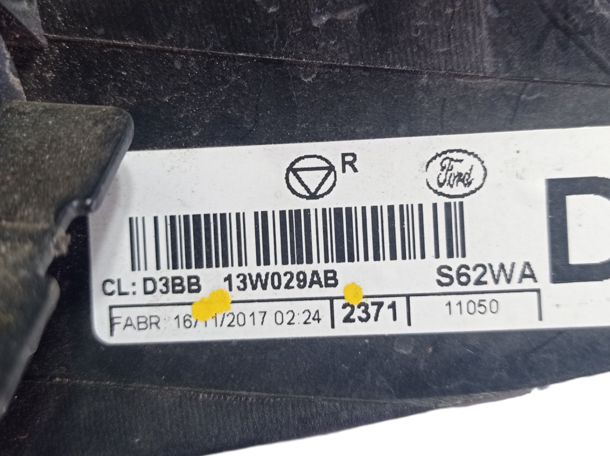 Lente Farol Direito Ford New Fiesta 2017 13w029ab V330 8