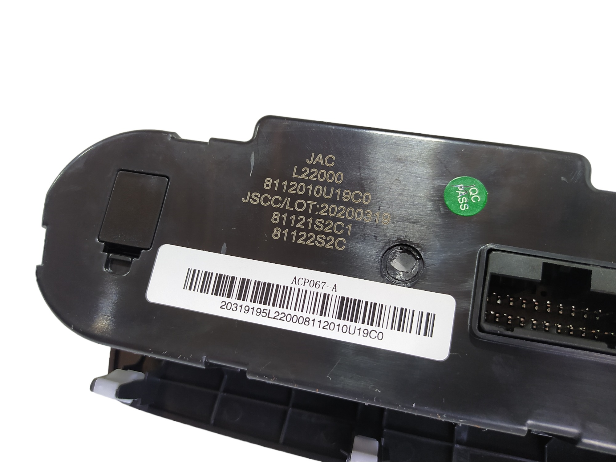 Comando Ar Condicionado Digital Jac T40 1.6 At 2020 V549 7