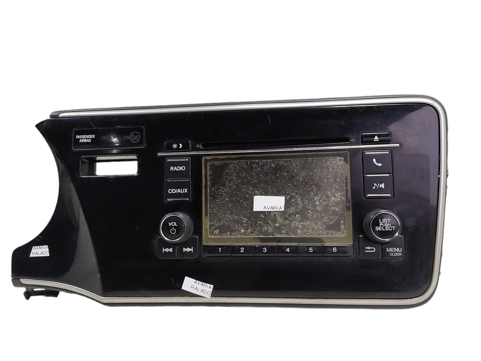 Radio Multimídia Honda City Ex 1.5 2018 Yefa0300039 V469