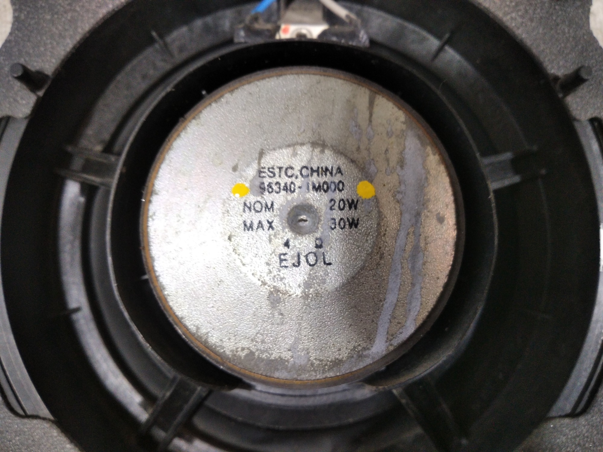 Alto Falante Traseiro Direito Kia Cerato 1.6 2010 V331 7