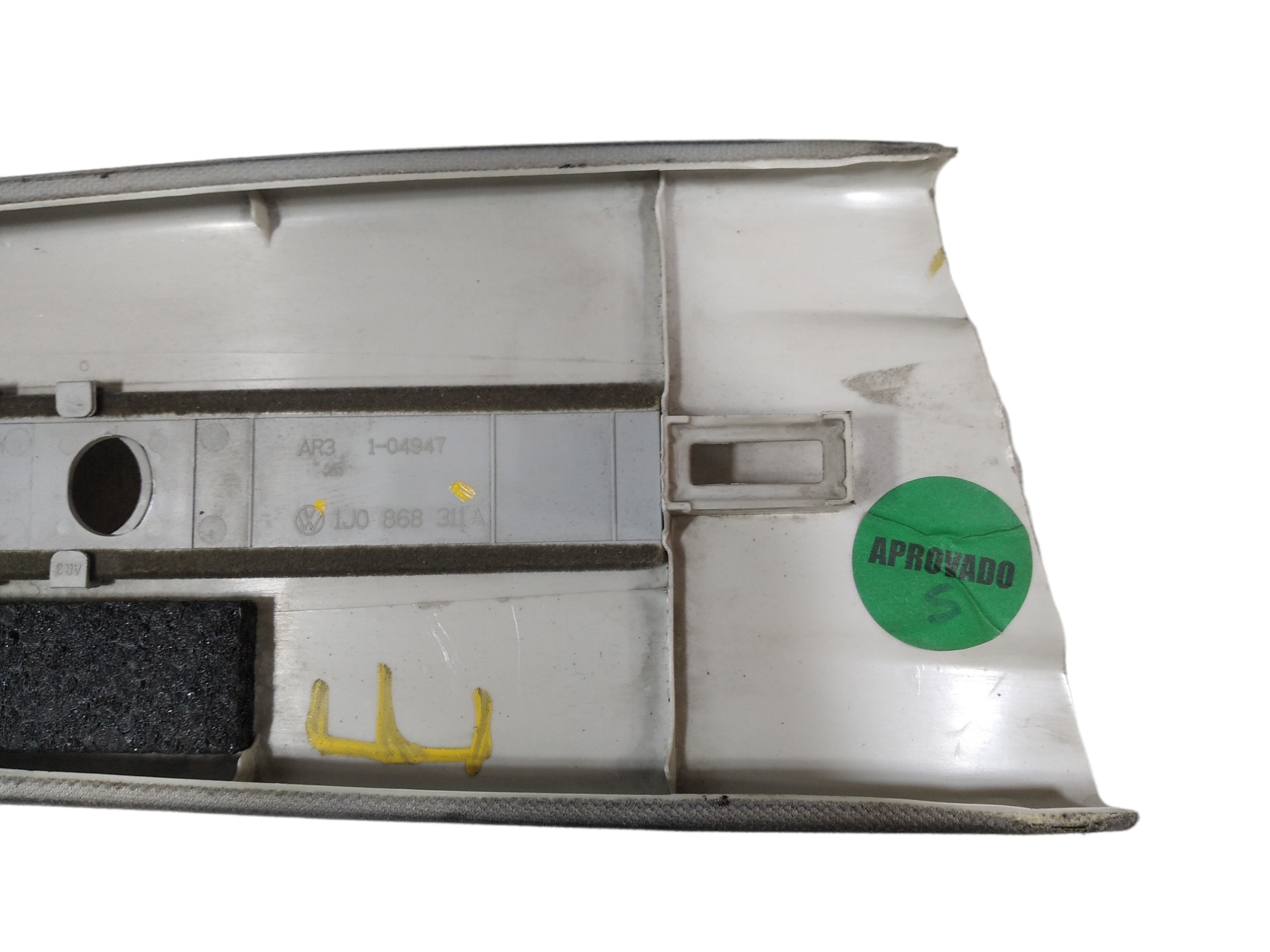 Moldura Coluna Central Esquerdo Vw Golf 99 2010 1j0868311a 7