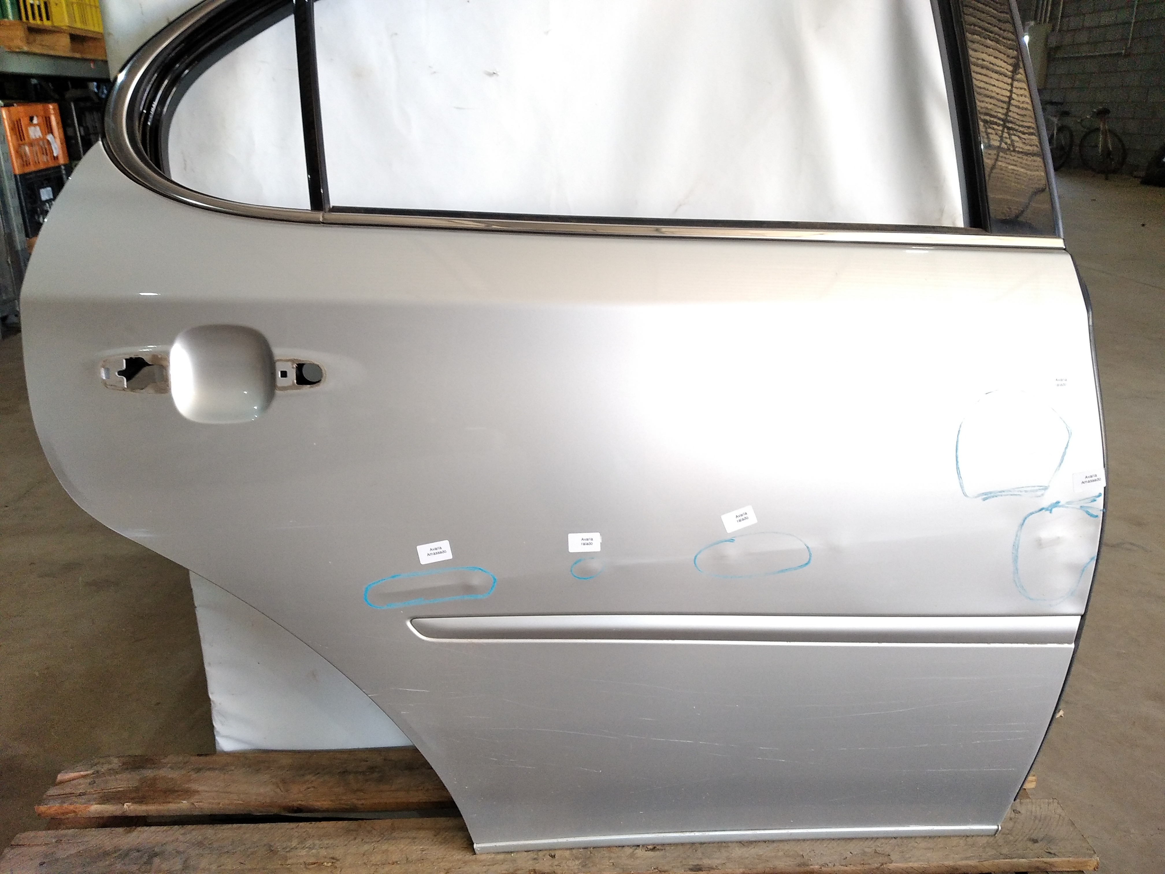 Porta Traseira Direita Lexus Es330 2006 V357 Avaria 3