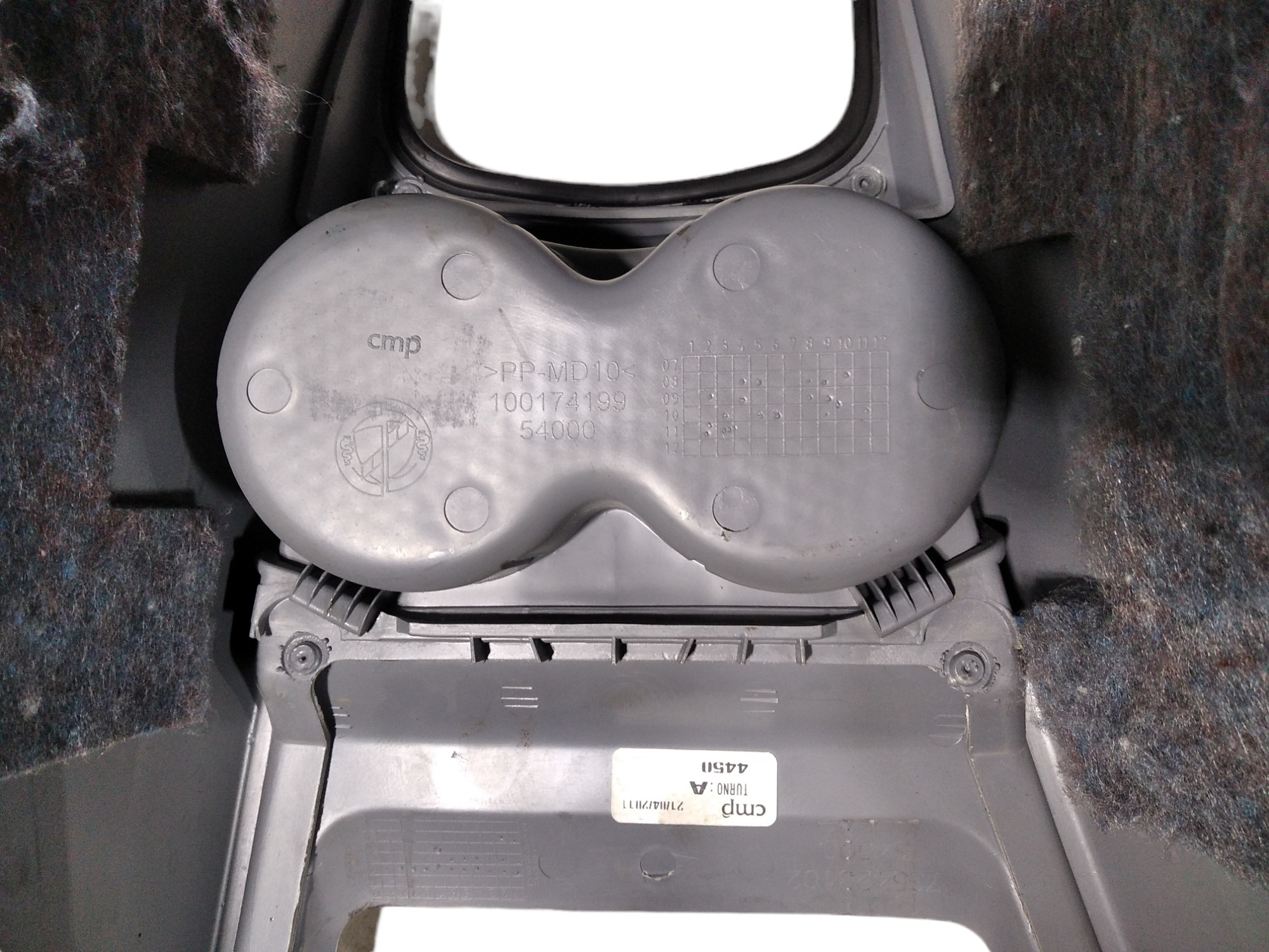 Console Central Porta Copos Fiat Linea 2012 100174197 V468 6