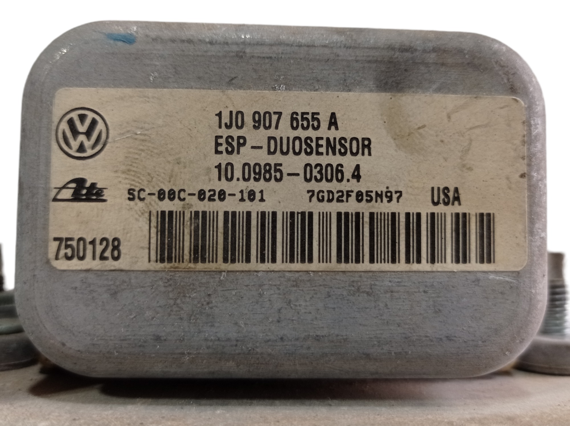 Sensor De Aceleracao Golf Gti 1.8 2003 1j0907655a Vl 8