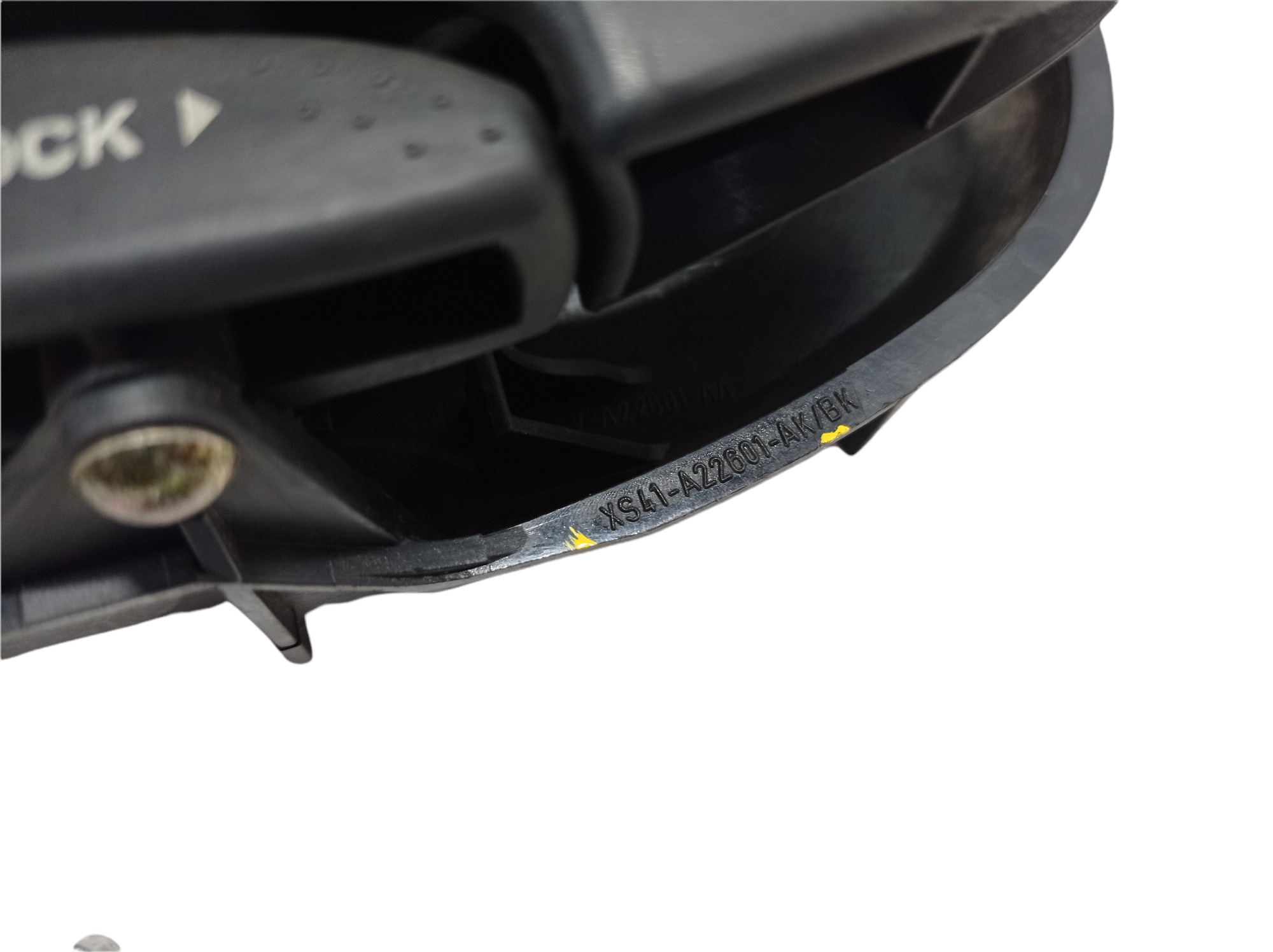 Maçaneta Interna Traseira Esquerda Ford Focus 2008 V144 Preto Traseira 7